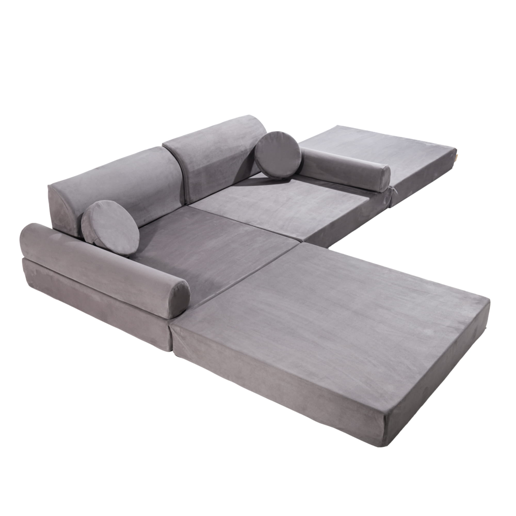Sofa Modułowa dla Dziecka – 8 Elementów | Velvet