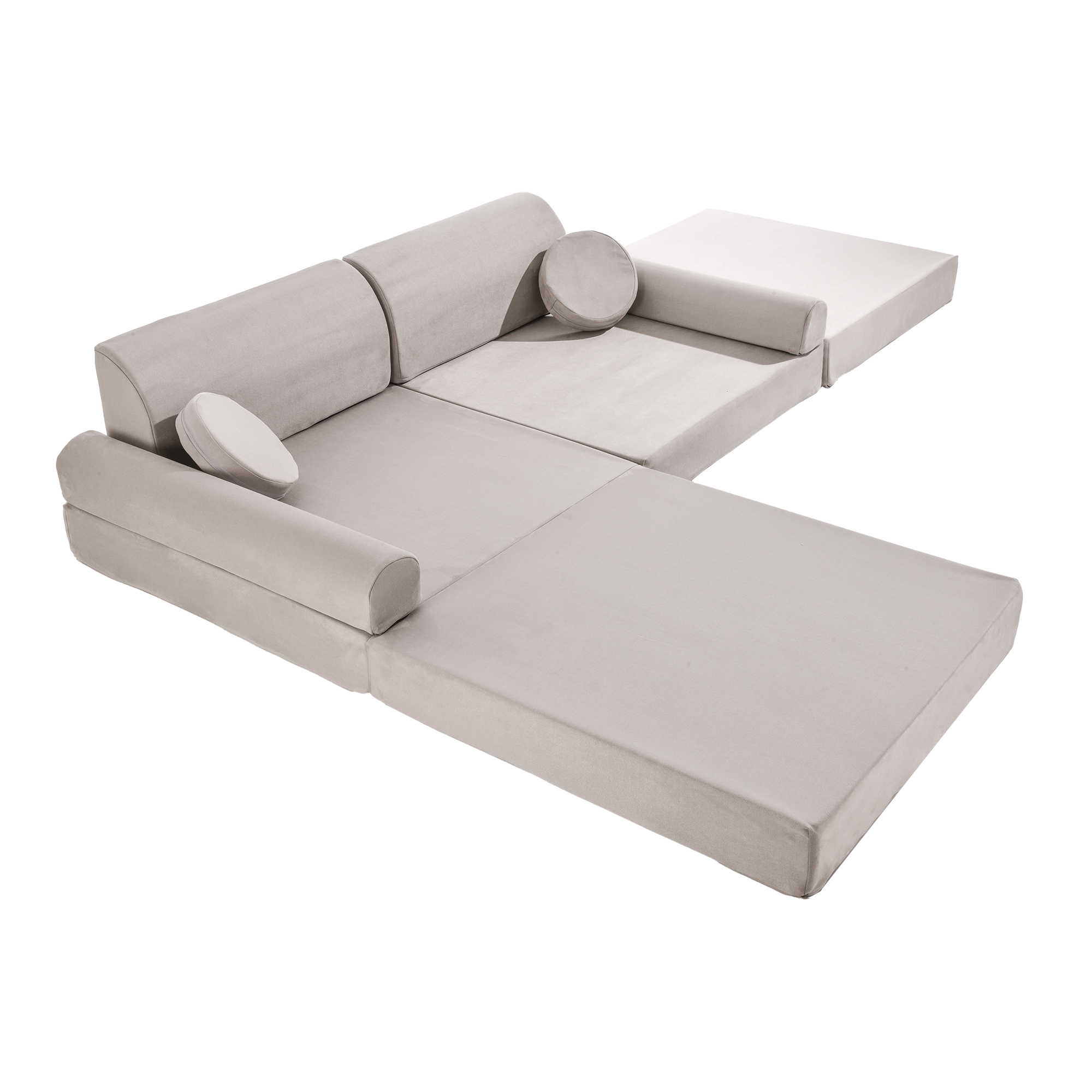 Sofa Modułowa dla Dziecka – 8 Elementów | Velvet