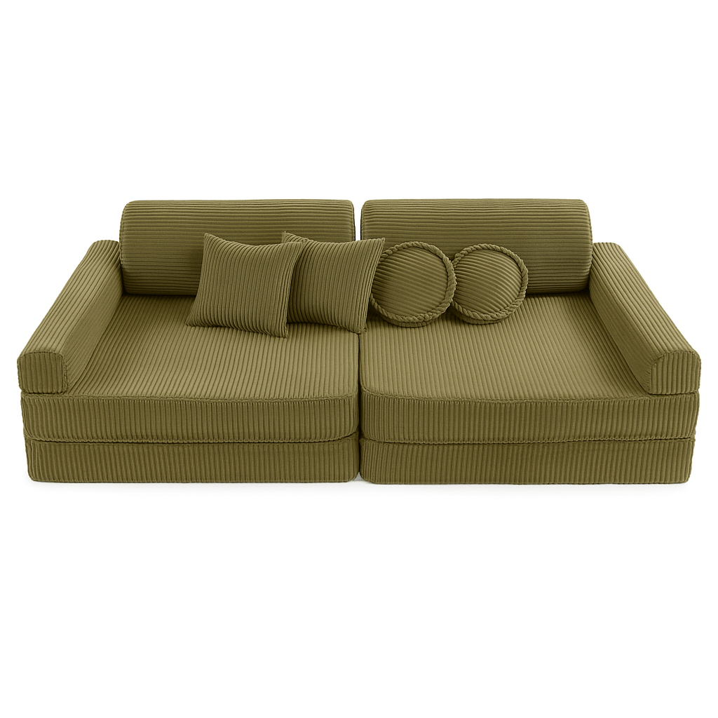 Meowbaby Aesthetic Modułowa Piankowa Sofa dla Dzieci | 10 Elementów
