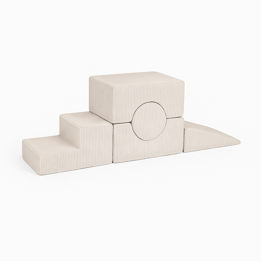 Meowbaby Aesthetic Shape Set - Piankowy Plac Zabaw dla Dzieci