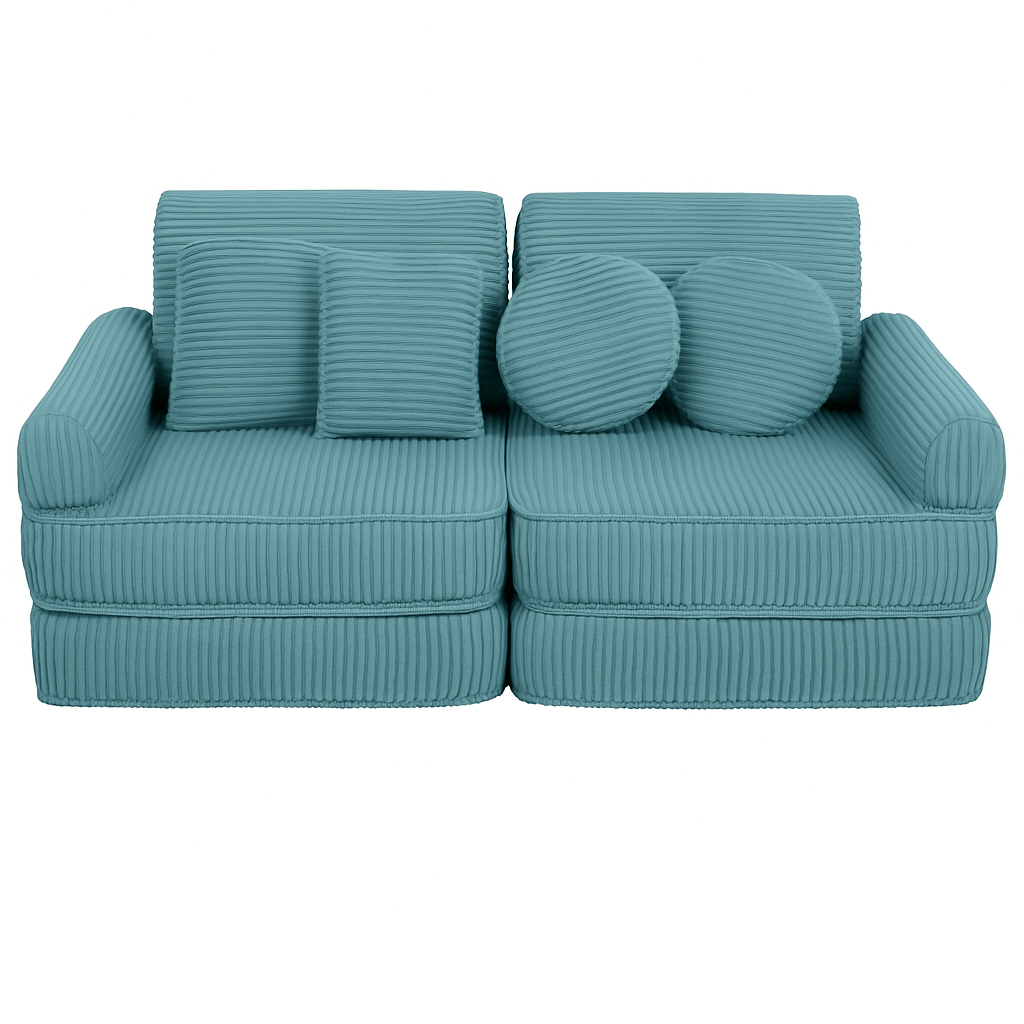 Meowbaby Aesthetic Sofa Plus – Modułowa Sofa Dla Dzieci | 10 Elementów