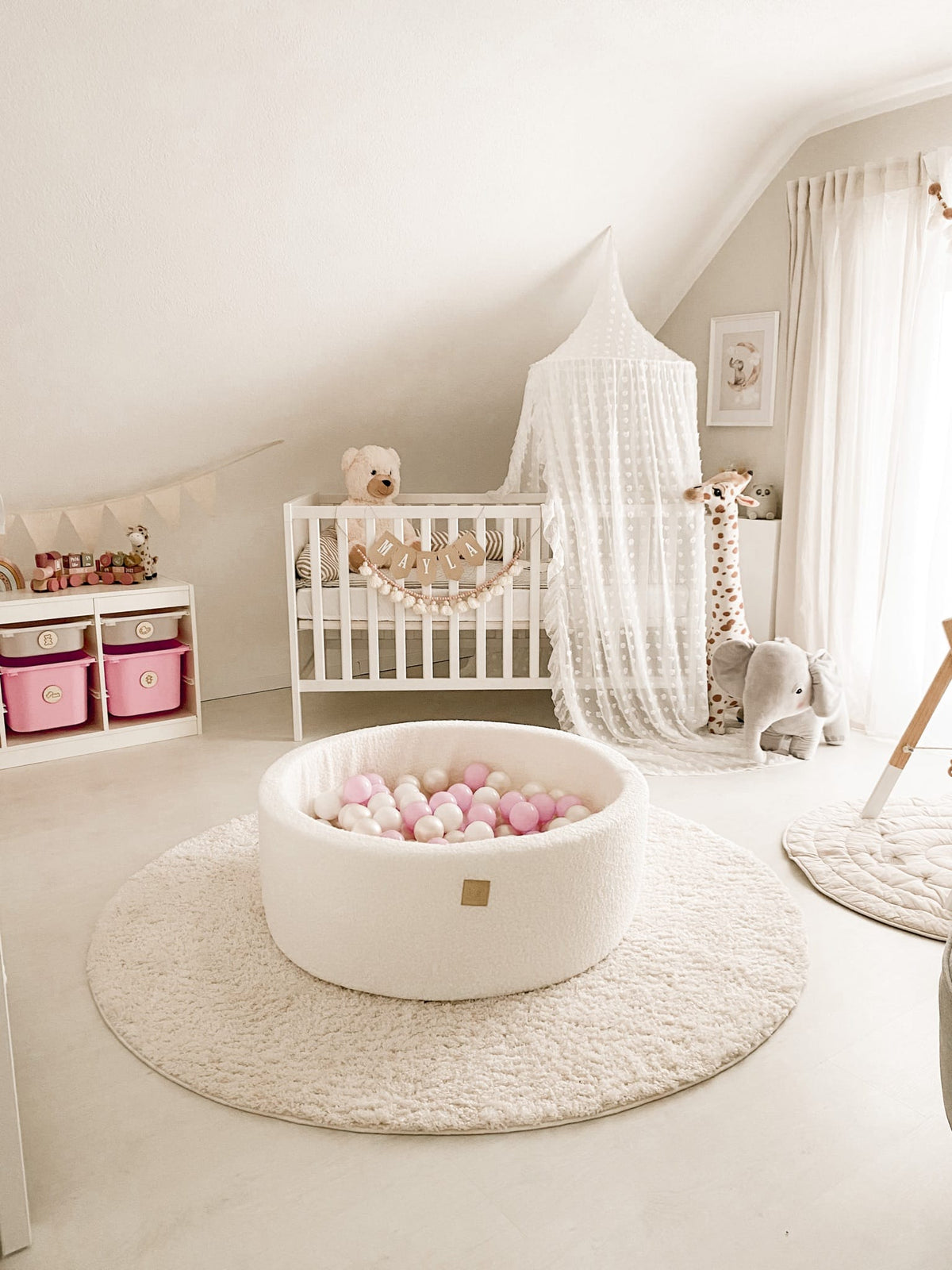 Meowbaby Basen z Kulkami dla Dziecka | Boucle Soft