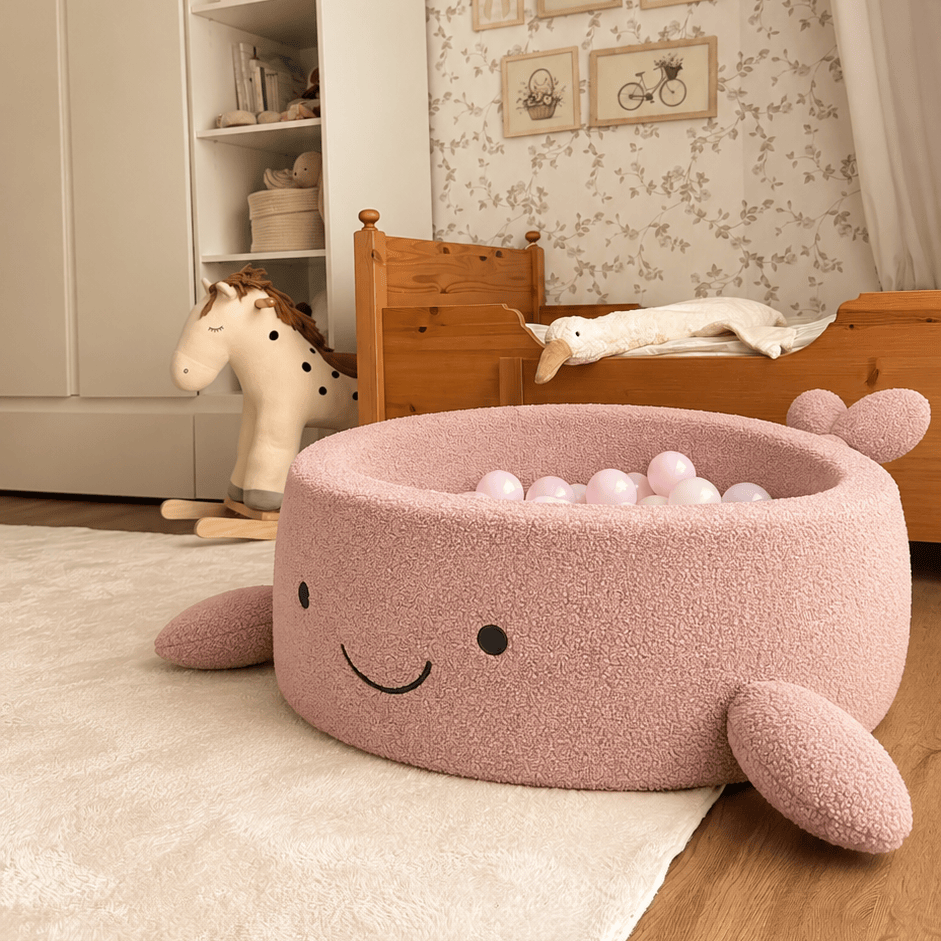 Meowbaby Basen z Kulkami dla Dziecka - Wieloryb | Small Teddy