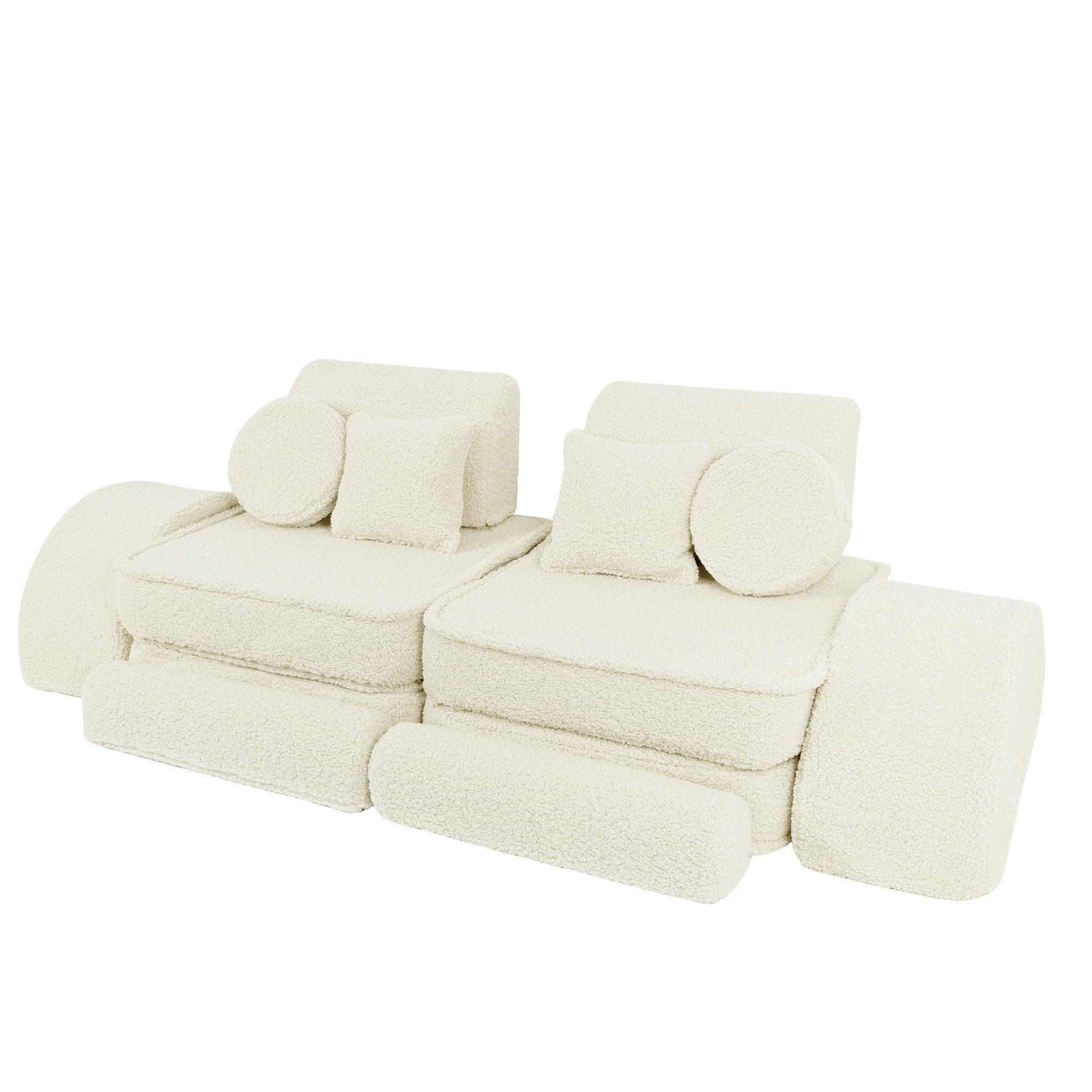 Meowbaby Bearly Sofa Max – Modułowa Sofa Dla Dzieci | 12 Elementów