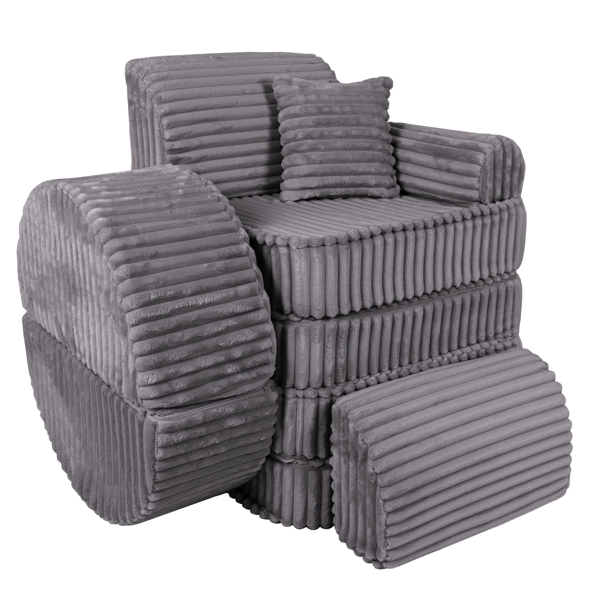 Meowbaby Churros Sofa Max – Modułowa Sofa Dla Dzieci | 12 Elementów