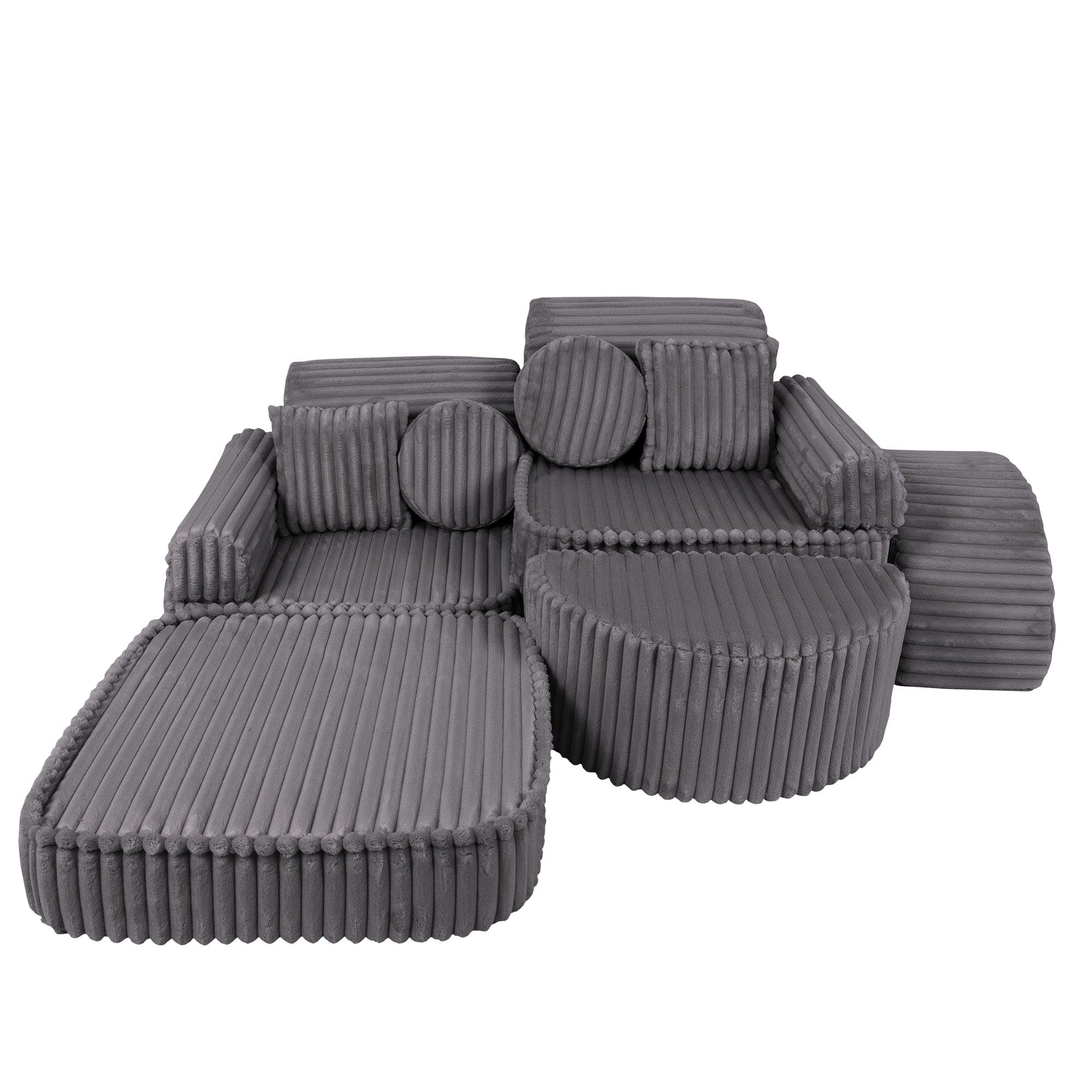 Meowbaby Churros Sofa Max – Modułowa Sofa Dla Dzieci | 12 Elementów