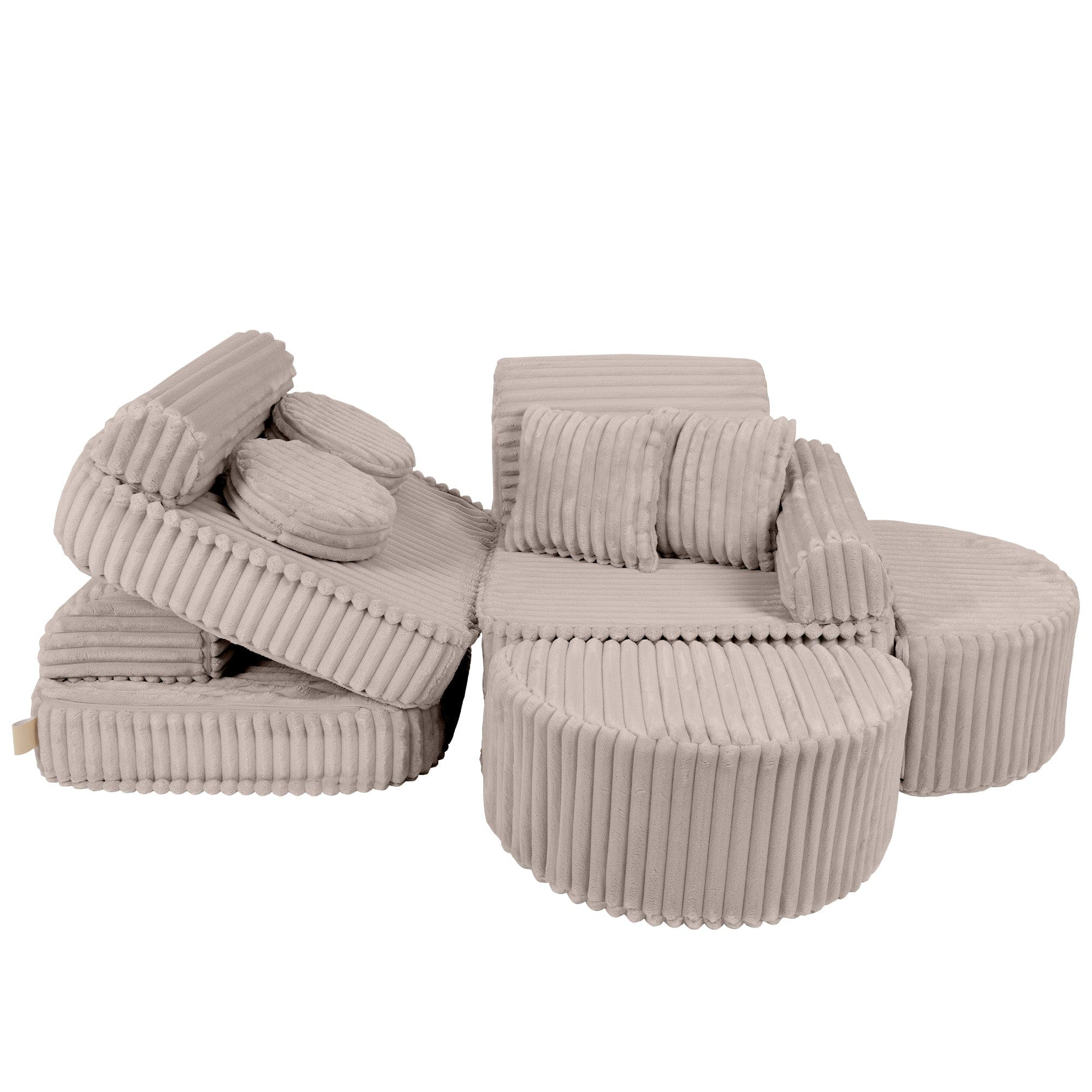 Meowbaby Churros Sofa Max – Modułowa Sofa Dla Dzieci | 12 Elementów
