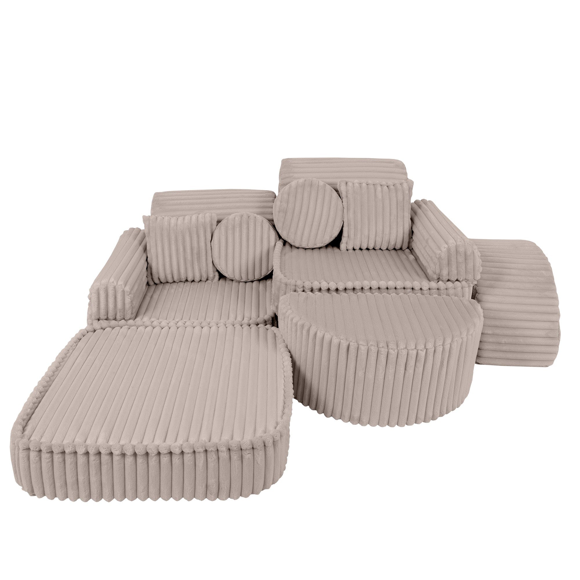 Meowbaby Churros Sofa Max – Modułowa Sofa Dla Dzieci | 12 Elementów