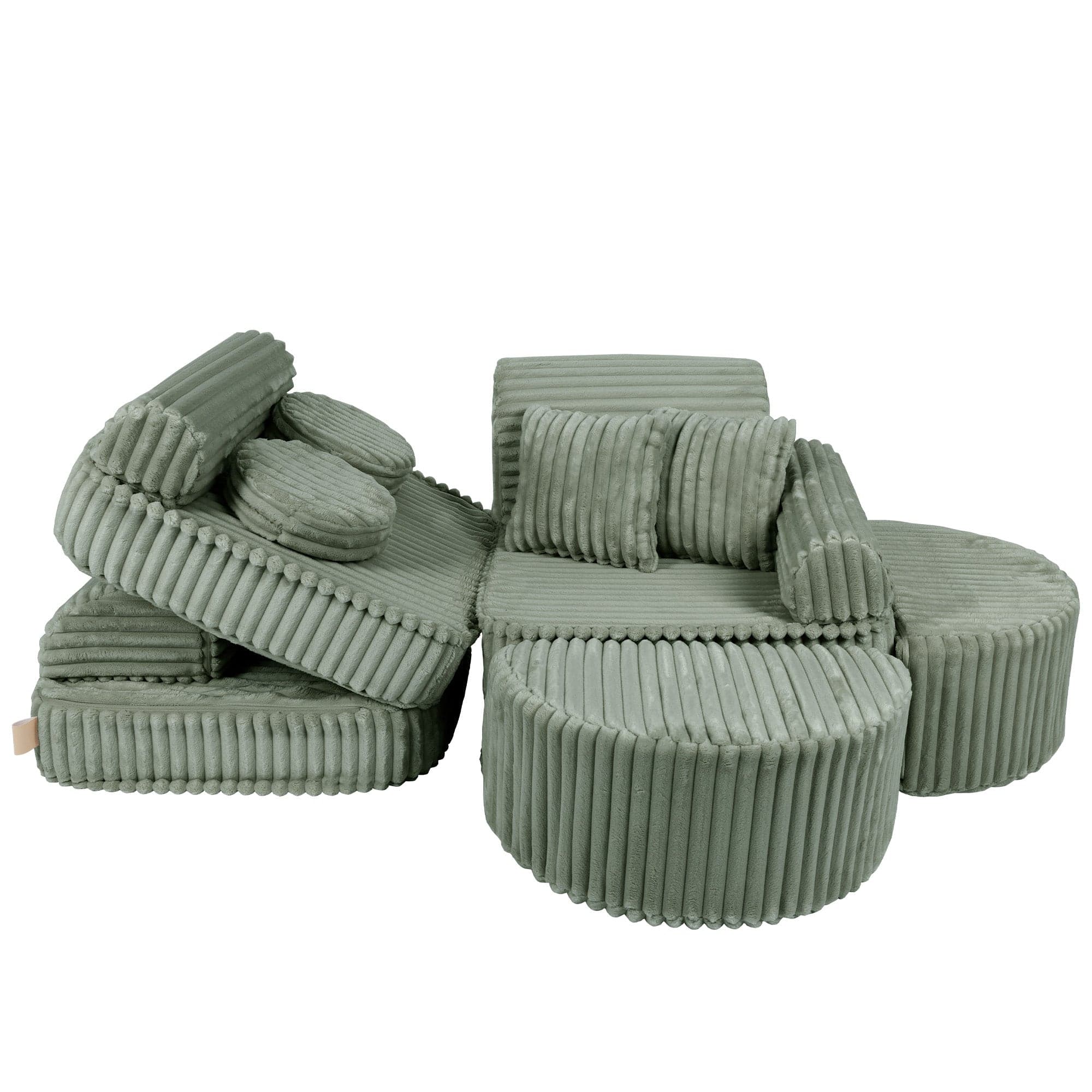 Meowbaby Churros Sofa Max – Modułowa Sofa Dla Dzieci | 12 Elementów