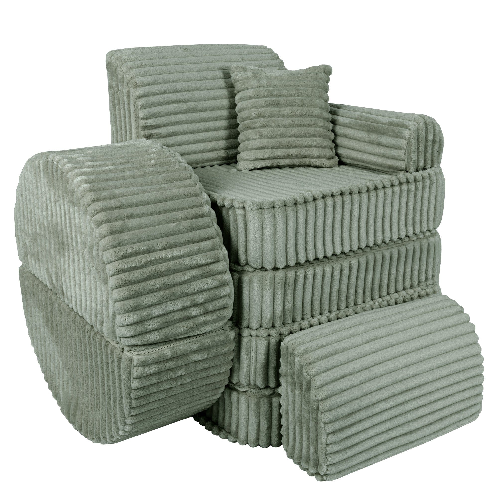 Meowbaby Churros Sofa Max – Modułowa Sofa Dla Dzieci | 12 Elementów