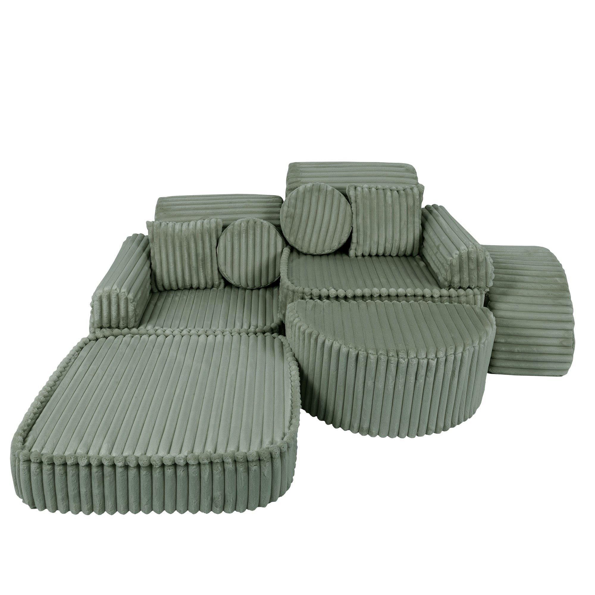 Meowbaby Churros Sofa Max – Modułowa Sofa Dla Dzieci | 12 Elementów