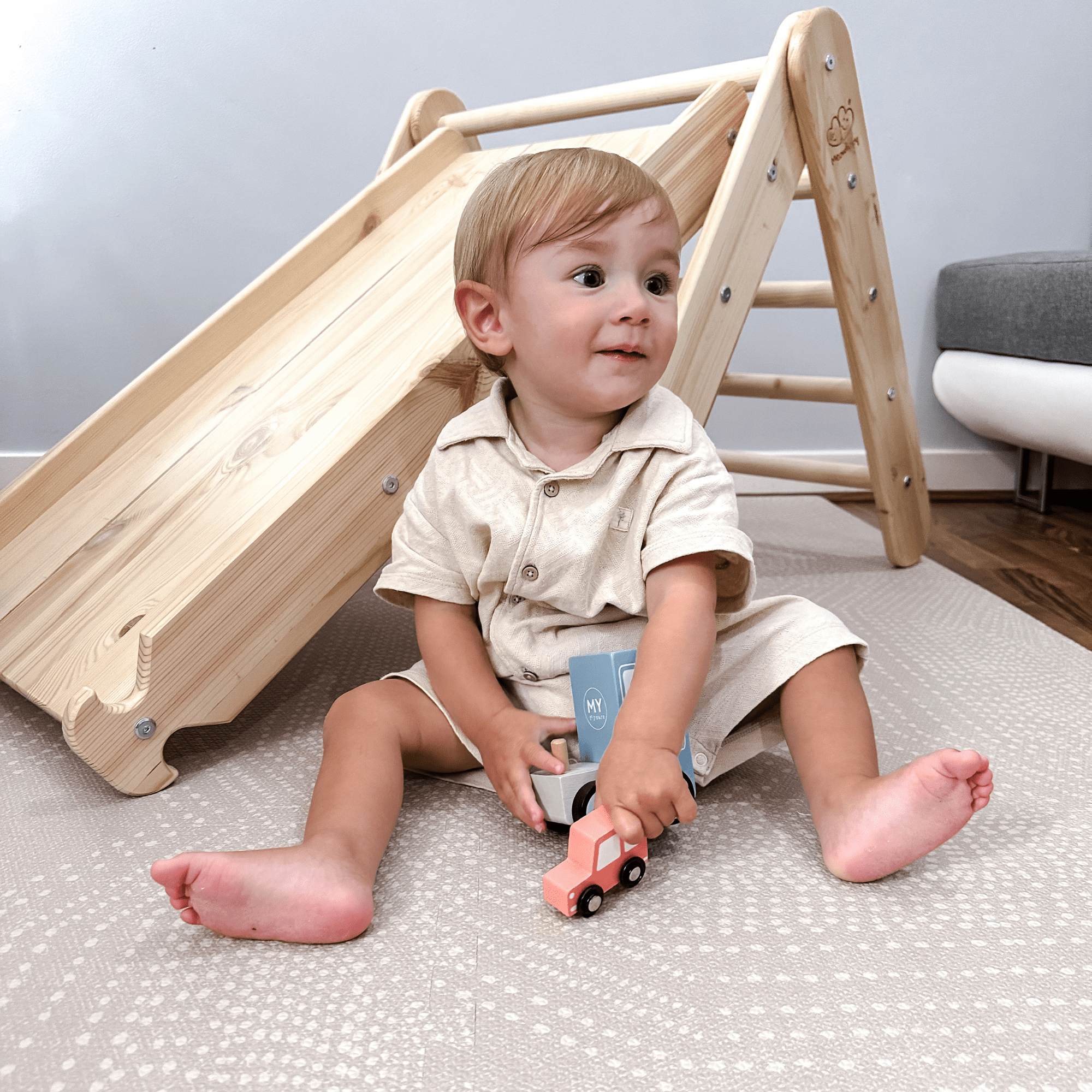 Meowbaby Drewniany Domowy Plac Zabaw dla Dzieci | Różne Zestawy