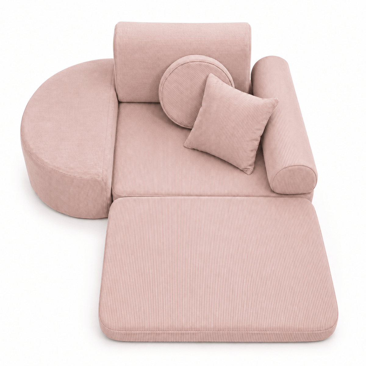 Meowbaby Fotel Modułowy dla Dziecka – 6 Elementów | Slimcord | 60cm