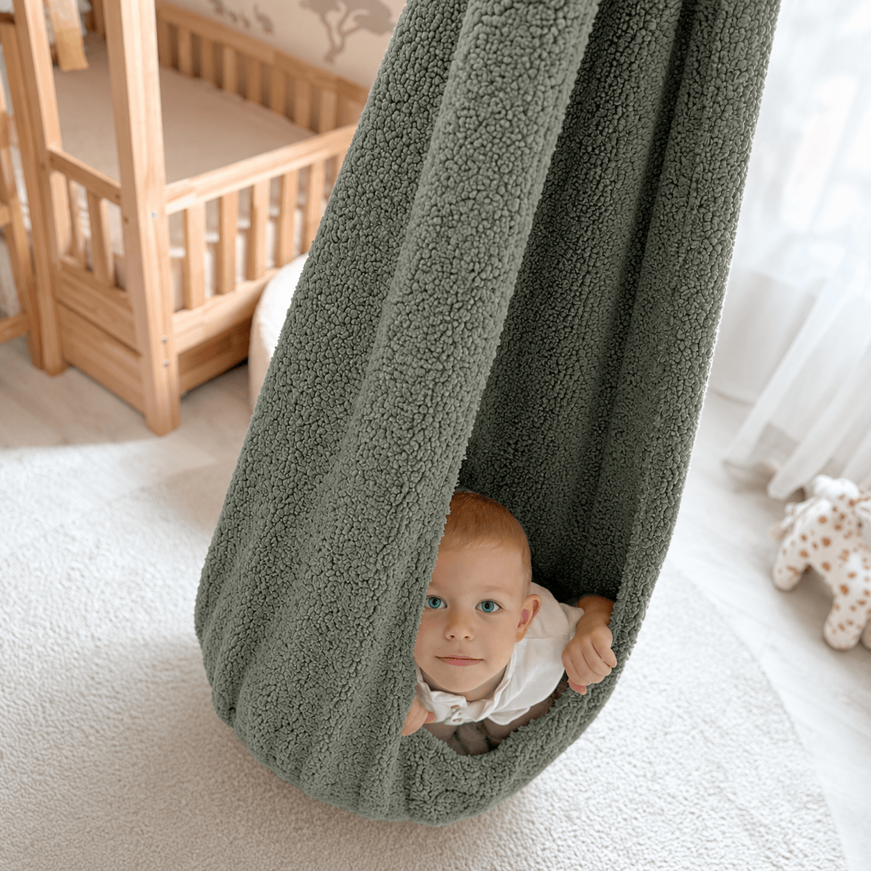 Meowbaby Huśtawka Kokon dla Dzieci | Bearly