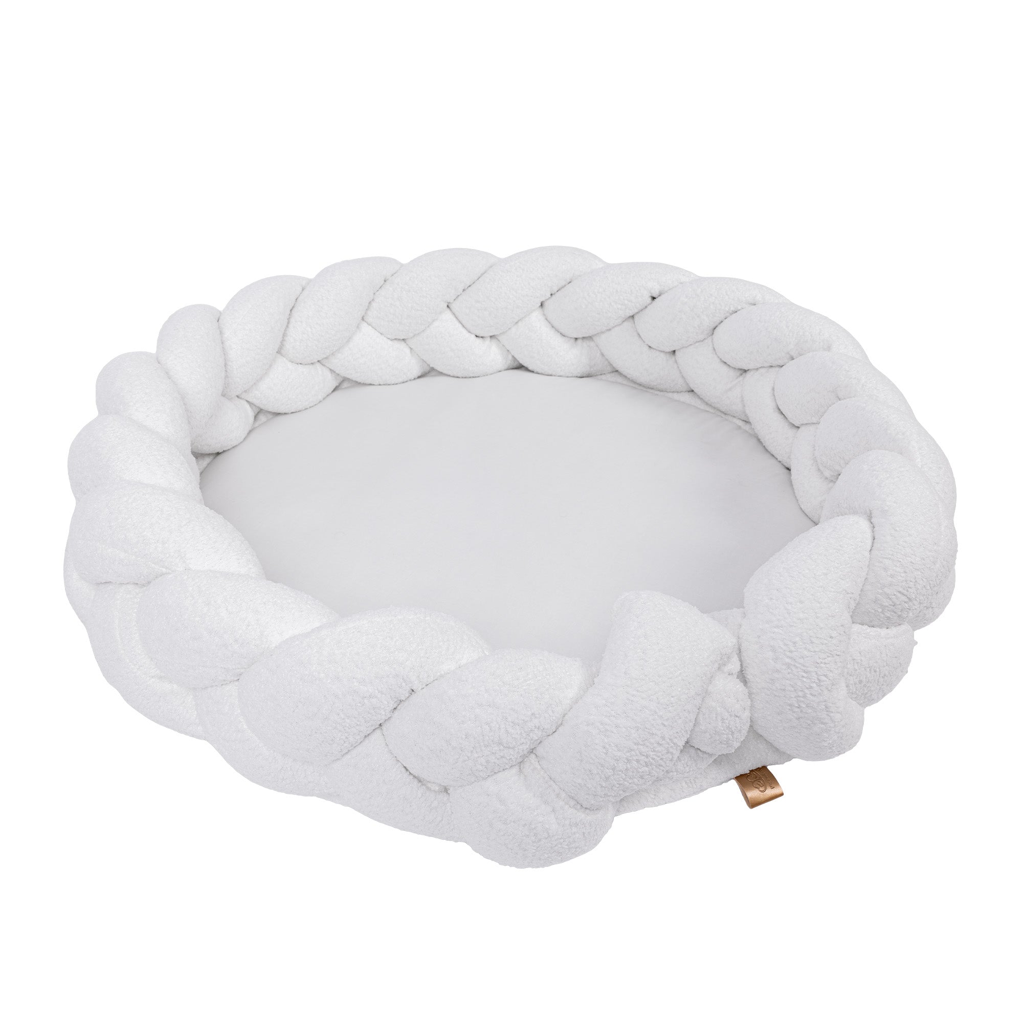 Meowbaby Kokon Niemowlęcy z Warkoczem Ochronnym - Mata do Zabawy | Boucle