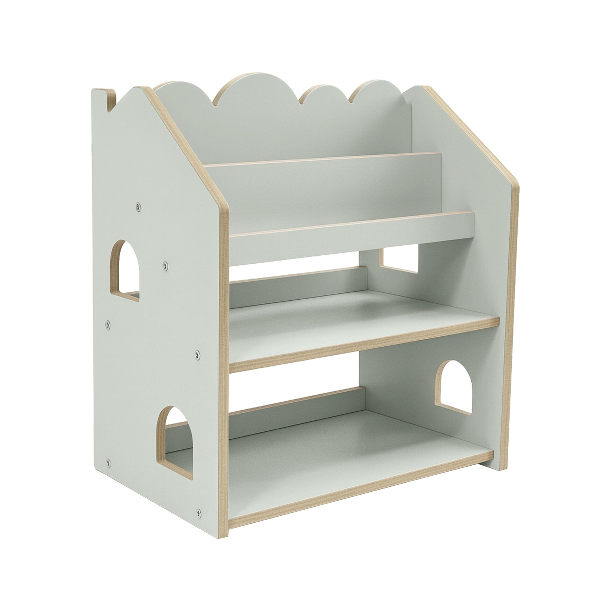 Meowbaby MeowBaby Biblioteczka Montessori – Regał Domek na Książki MDF
