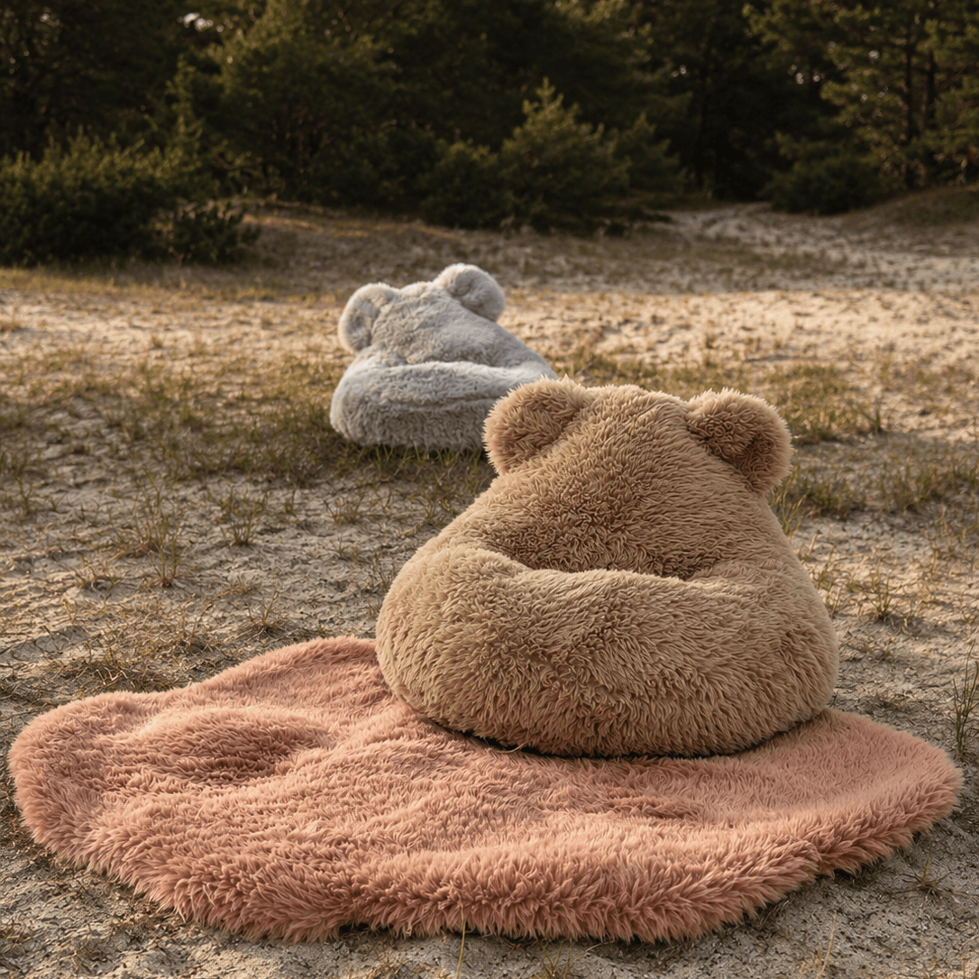 Meowbaby Pufa dla Dziecka - Sako Bag Teddy | Mammoth