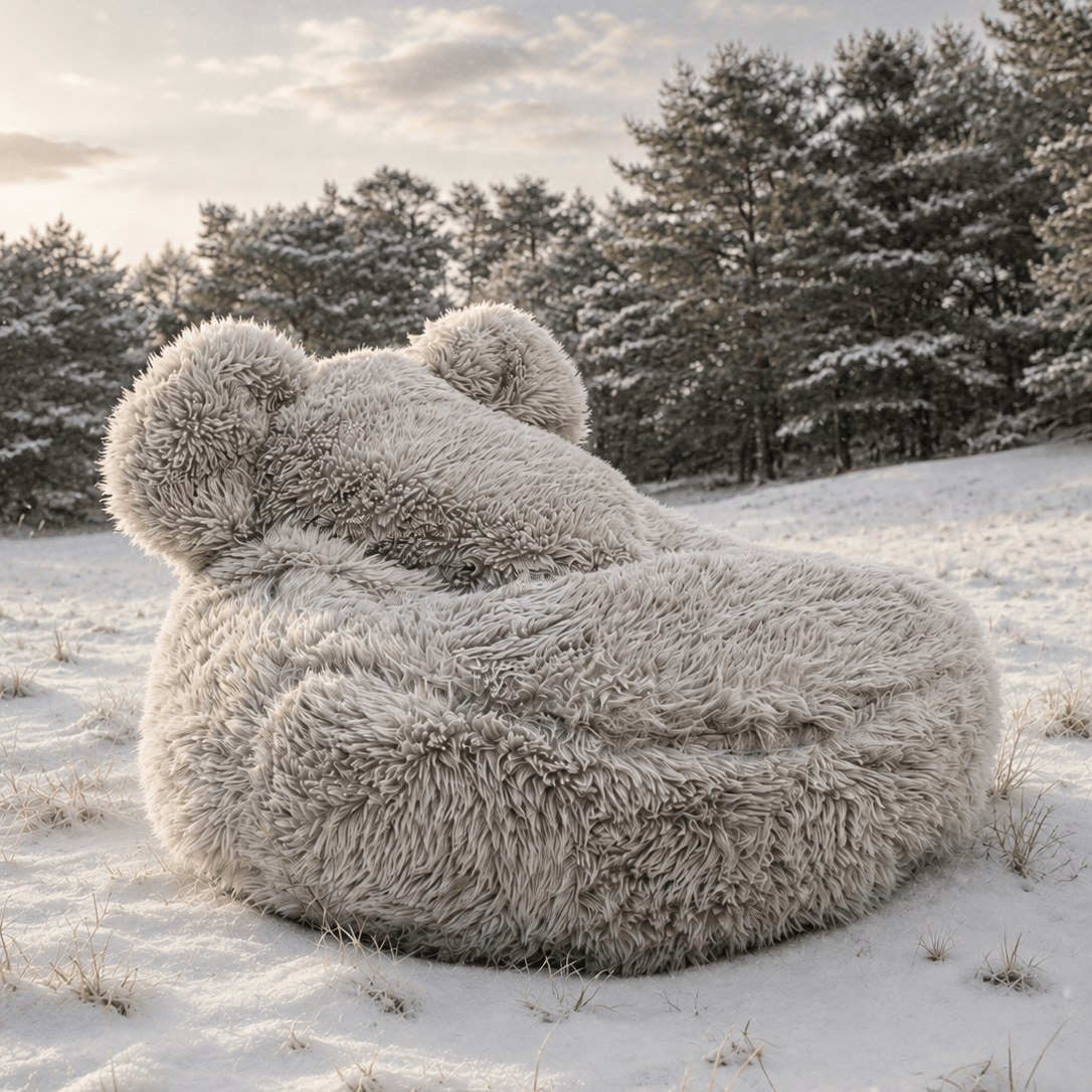 Meowbaby Pufa dla Dziecka - Sako Bag Teddy | Mammoth