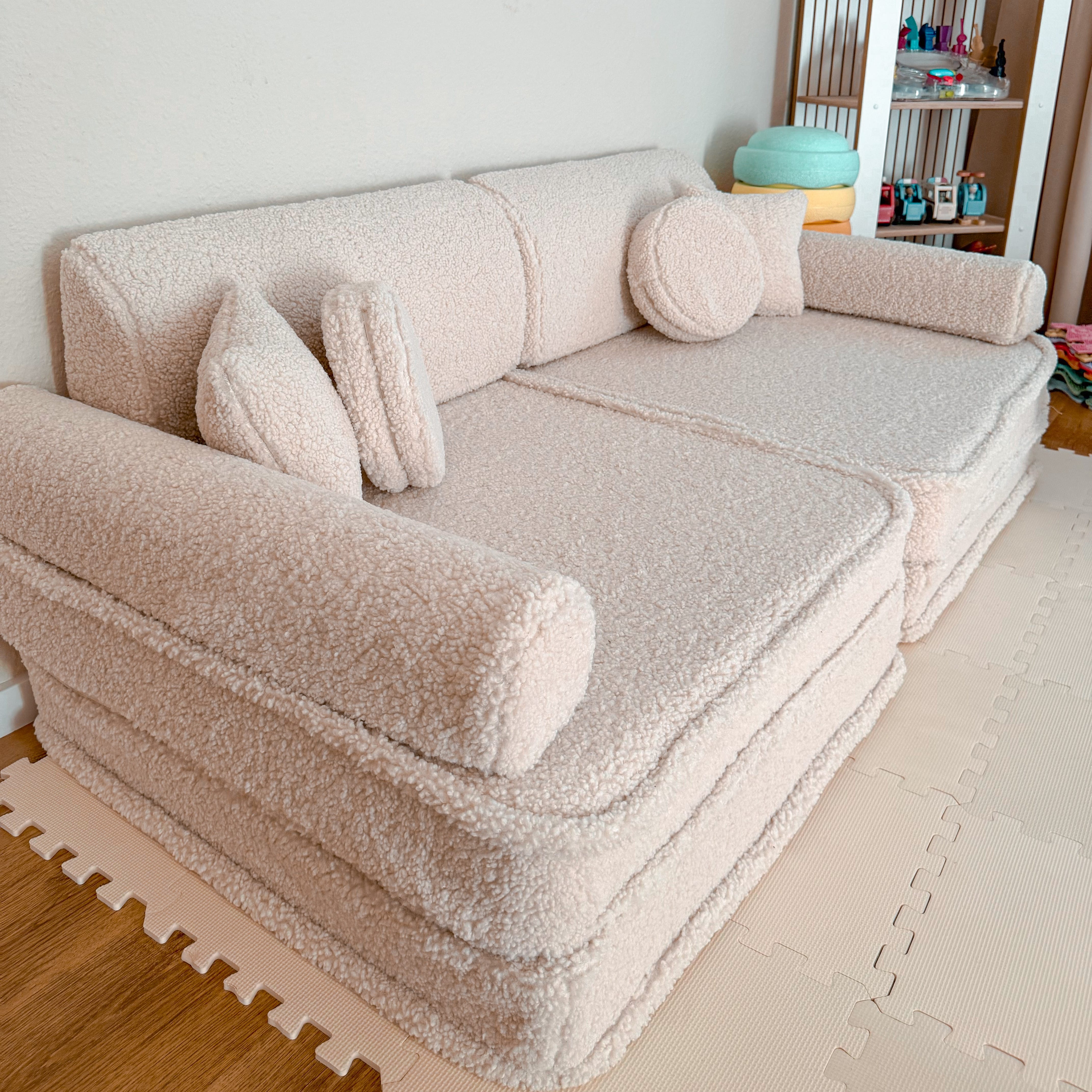 Meowbaby Sofa Modułowa dla Dziecka – 8 Elementów | Bearly