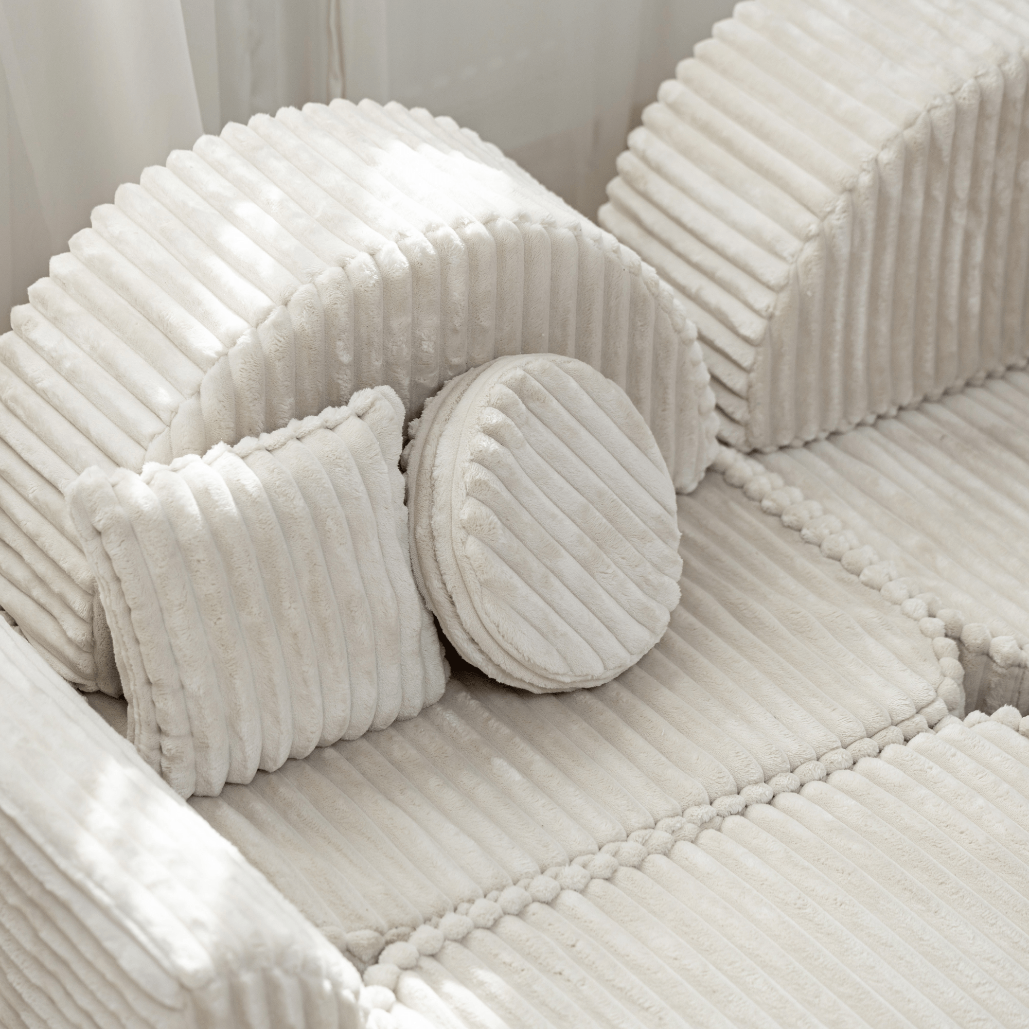 Meowbaby Sofa Modułowa dla Dziecka Basic - 4 Elementy | Churros