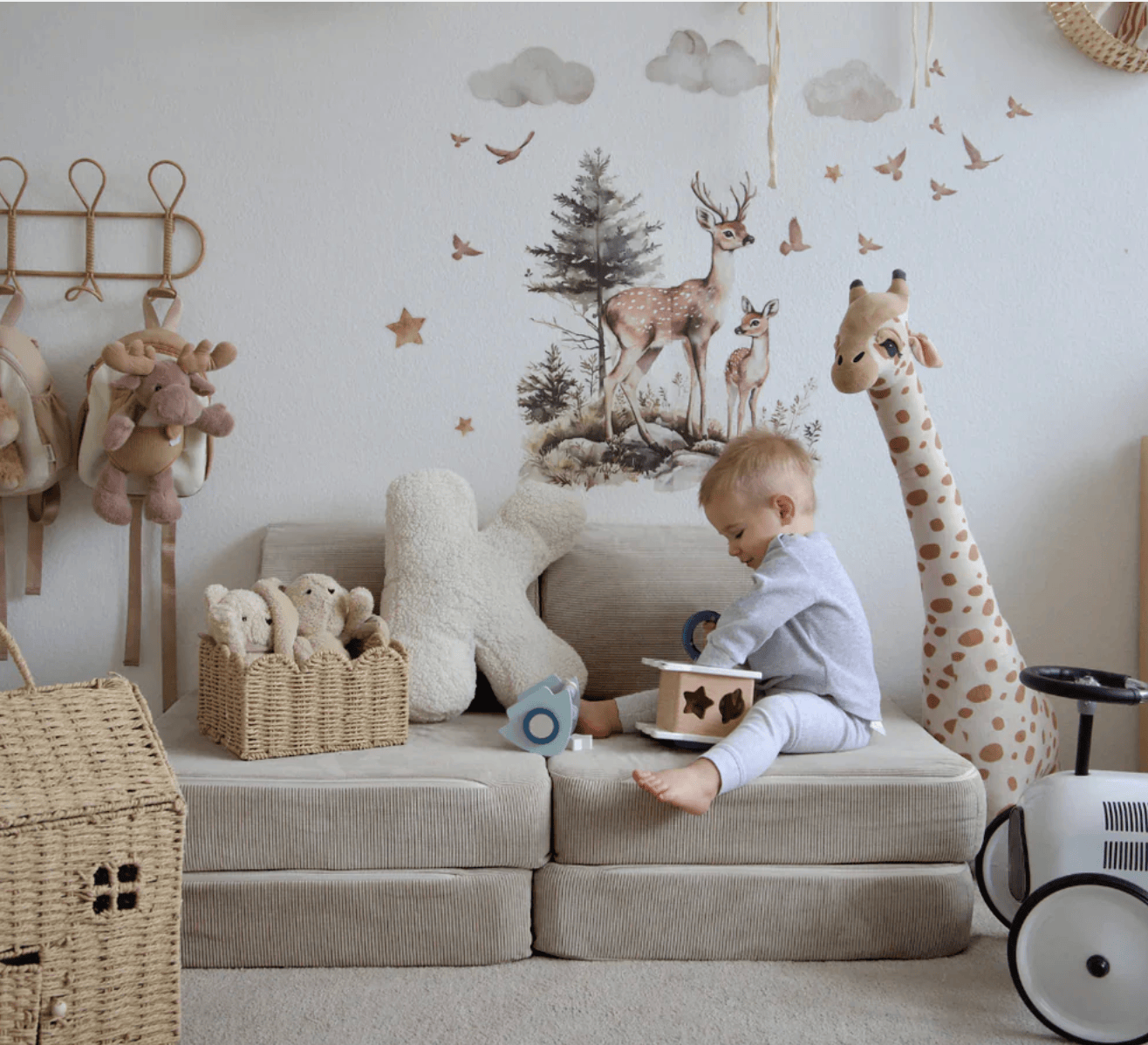 Meowbaby Sofa Modułowa dla Dziecka Basic - 4 Elementy | Slimcord