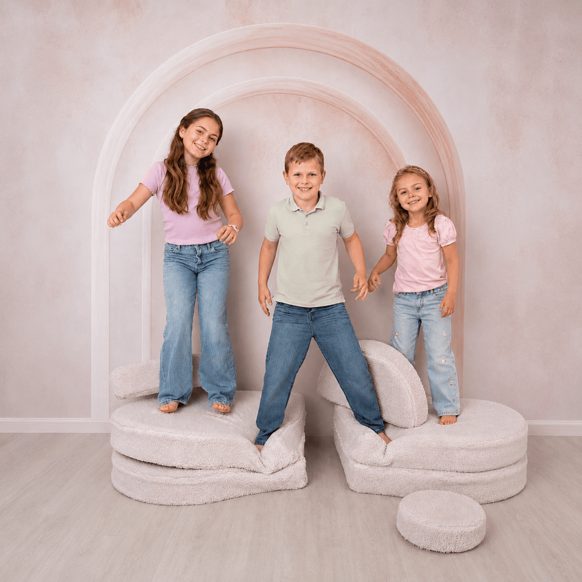 Meowbaby Sofa Modułowa dla Dziecka Coccolo – 6 Elementów | Bearly