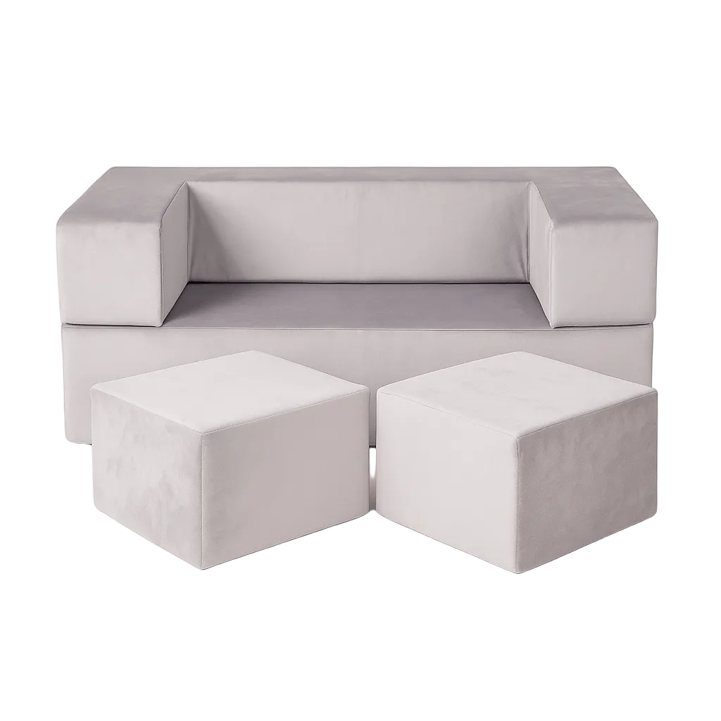 Meowbaby Sofa Modułowa dla Dziecka Cube - 4 Elementy | Velvet