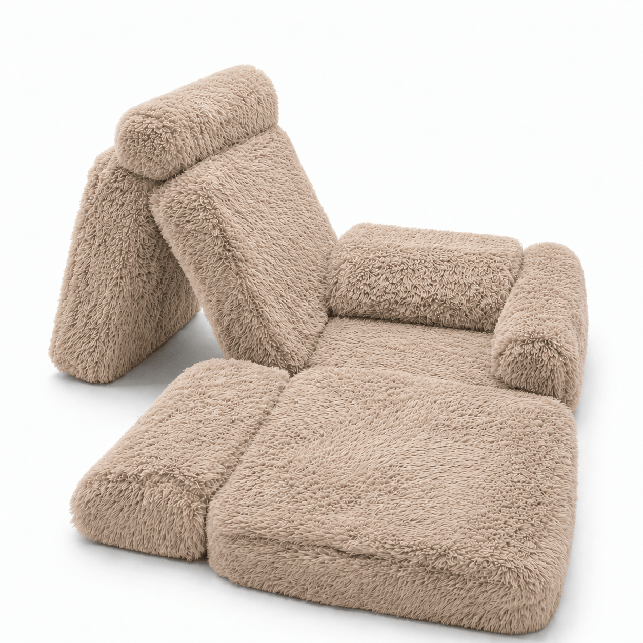 Meowbaby Sofa Modułowa dla Dziecka Plus – 6 Elementów | Mammoth
