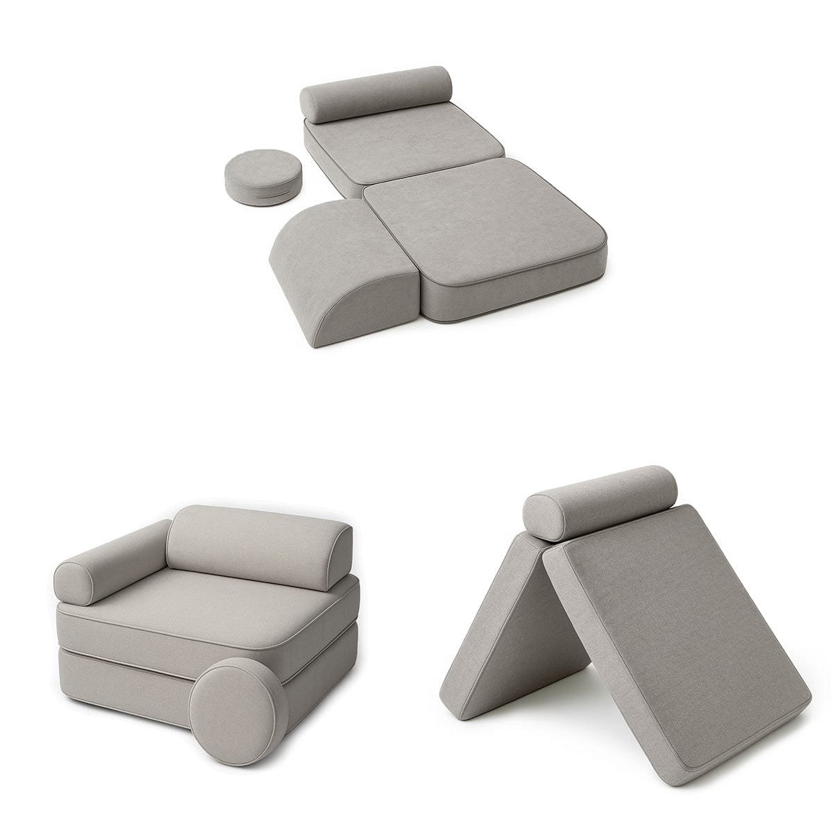 Meowbaby Sofa Modułowa dla Dziecka Plus – 8 Elementów | Mellow