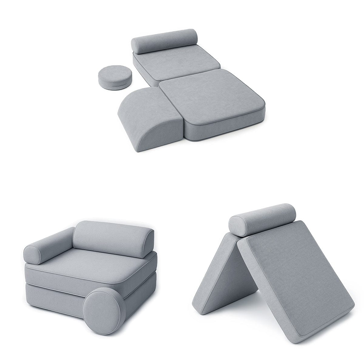 Meowbaby Sofa Modułowa dla Dziecka Plus – 8 Elementów | Mellow