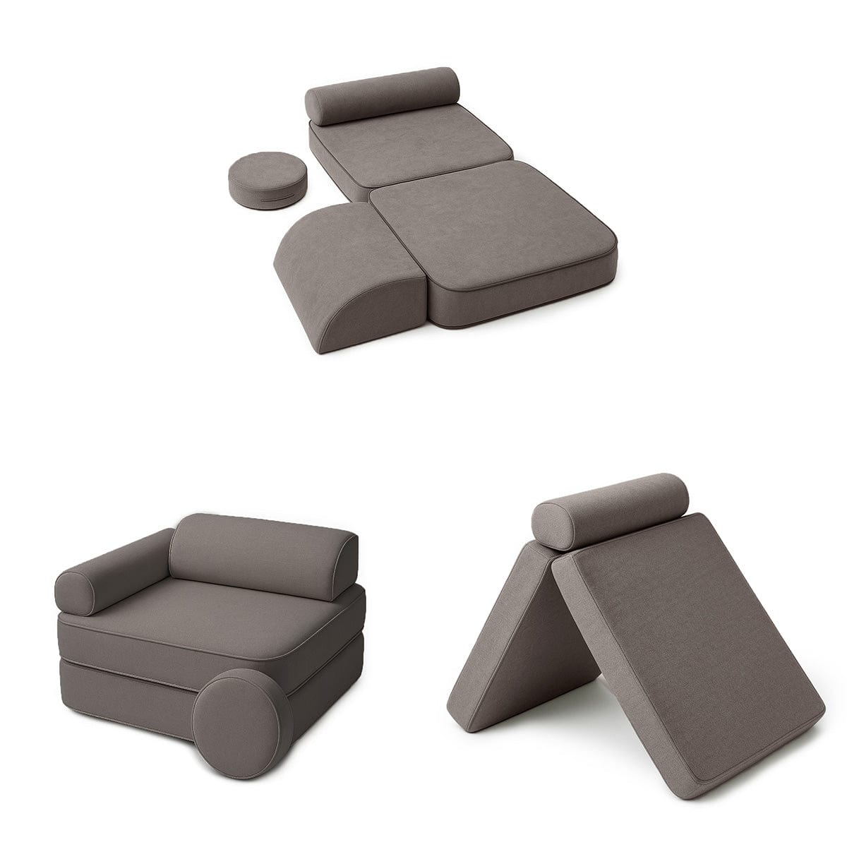 Meowbaby Sofa Modułowa dla Dziecka Plus – 8 Elementów | Mellow