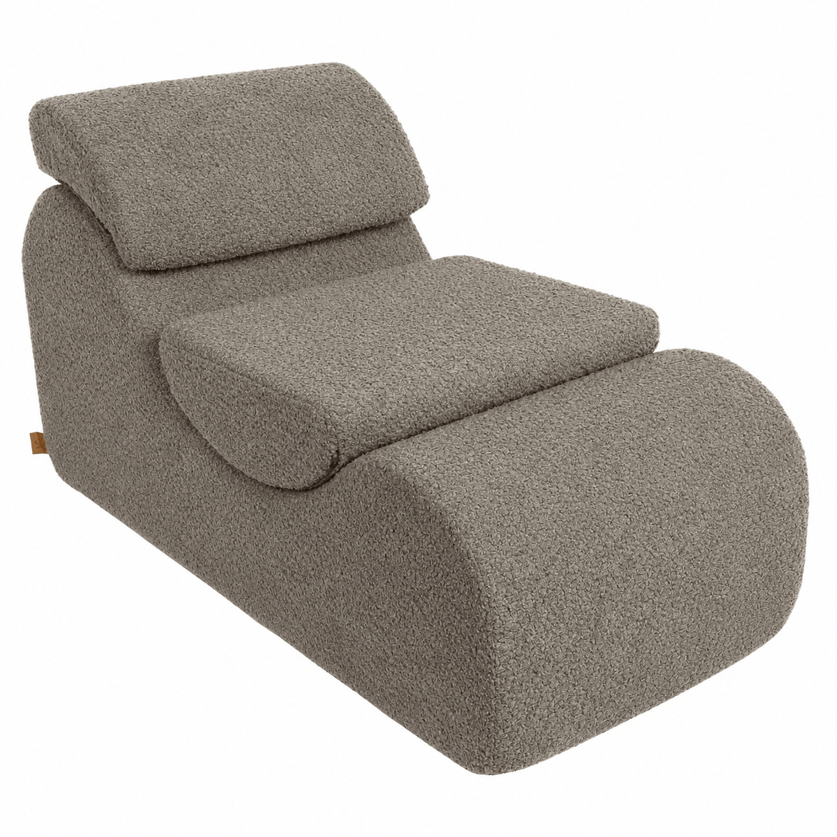 Meowbaby Wygodny Fotel dla Dziecka - Wave Lounger | Boucle
