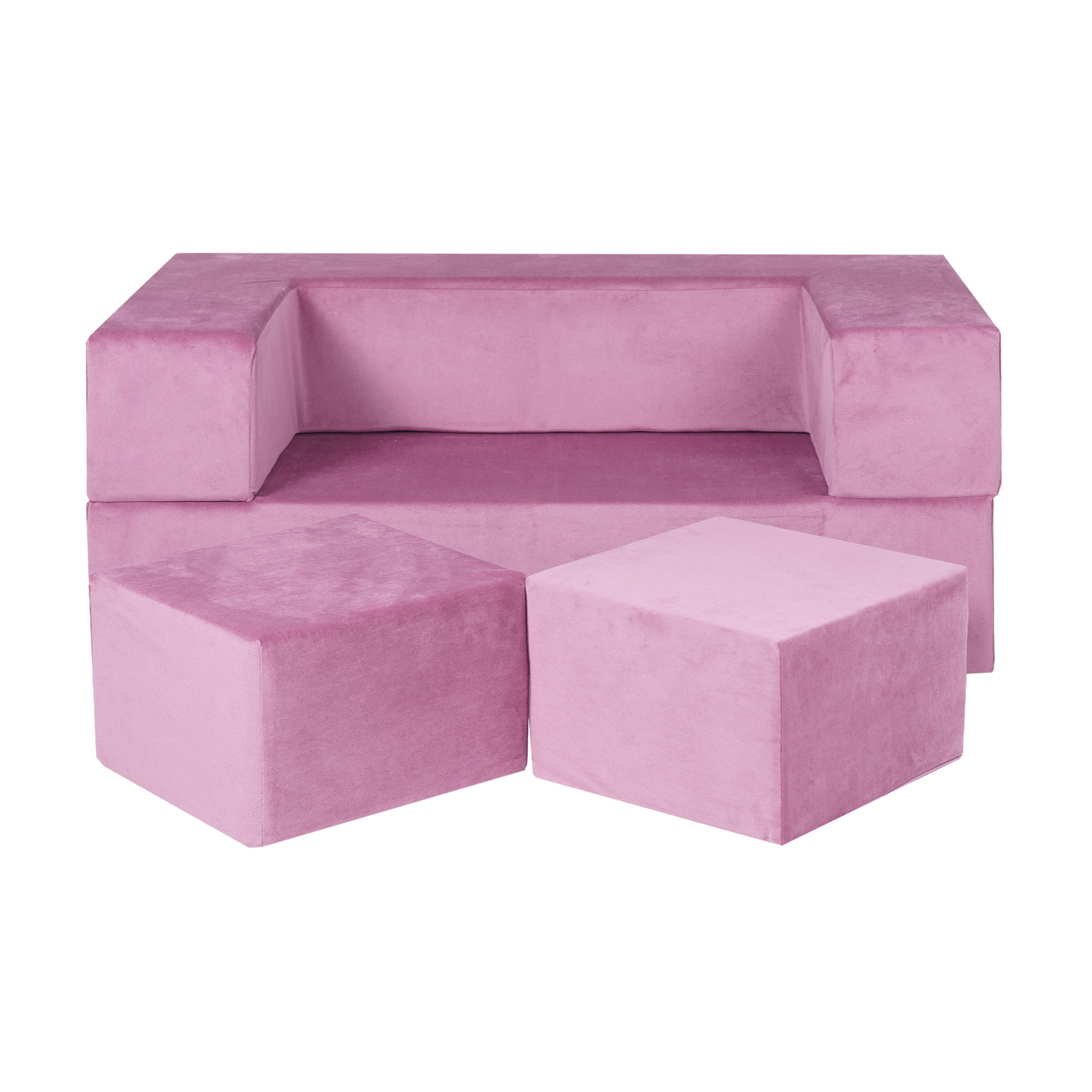 Velvet Cube Sofa