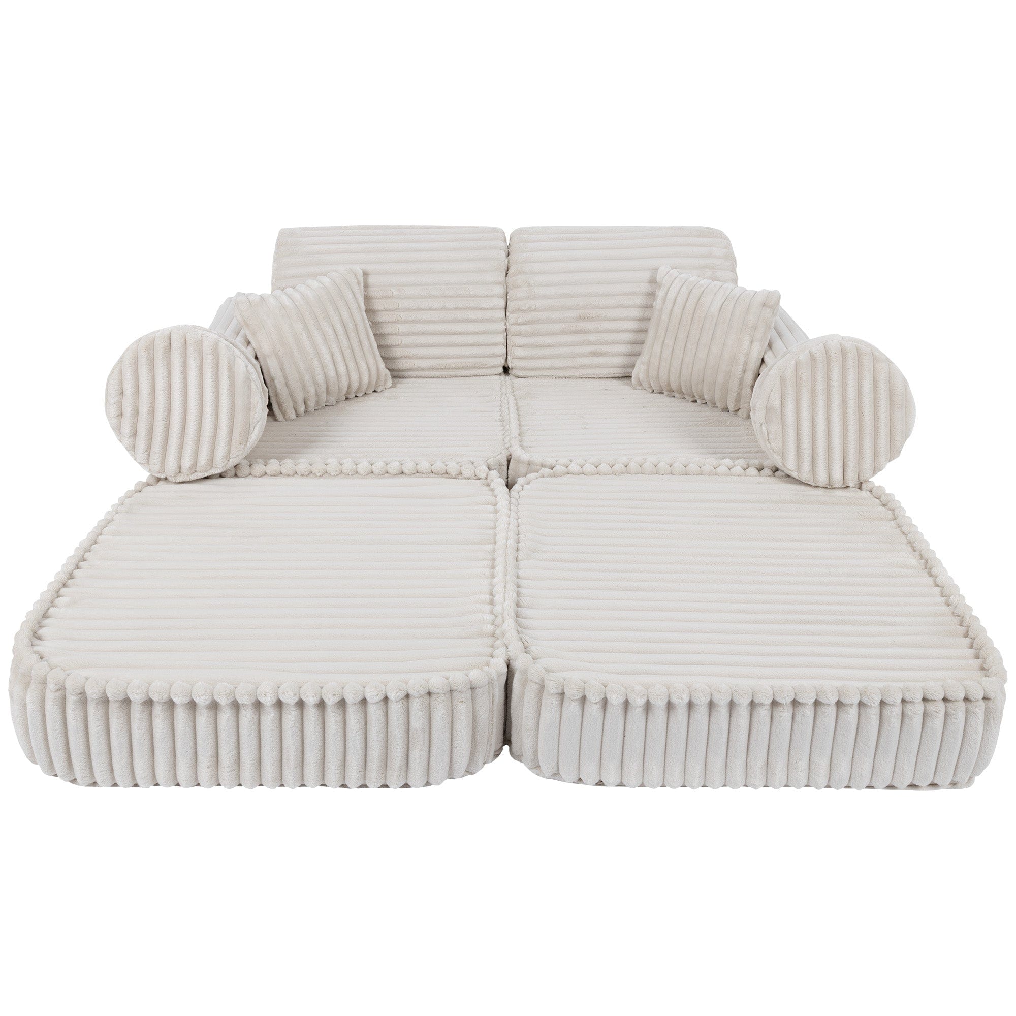 Meowbaby - Churros Sofa Plus - Modułowa Sofa Dla Dzieci | 10 Elementów