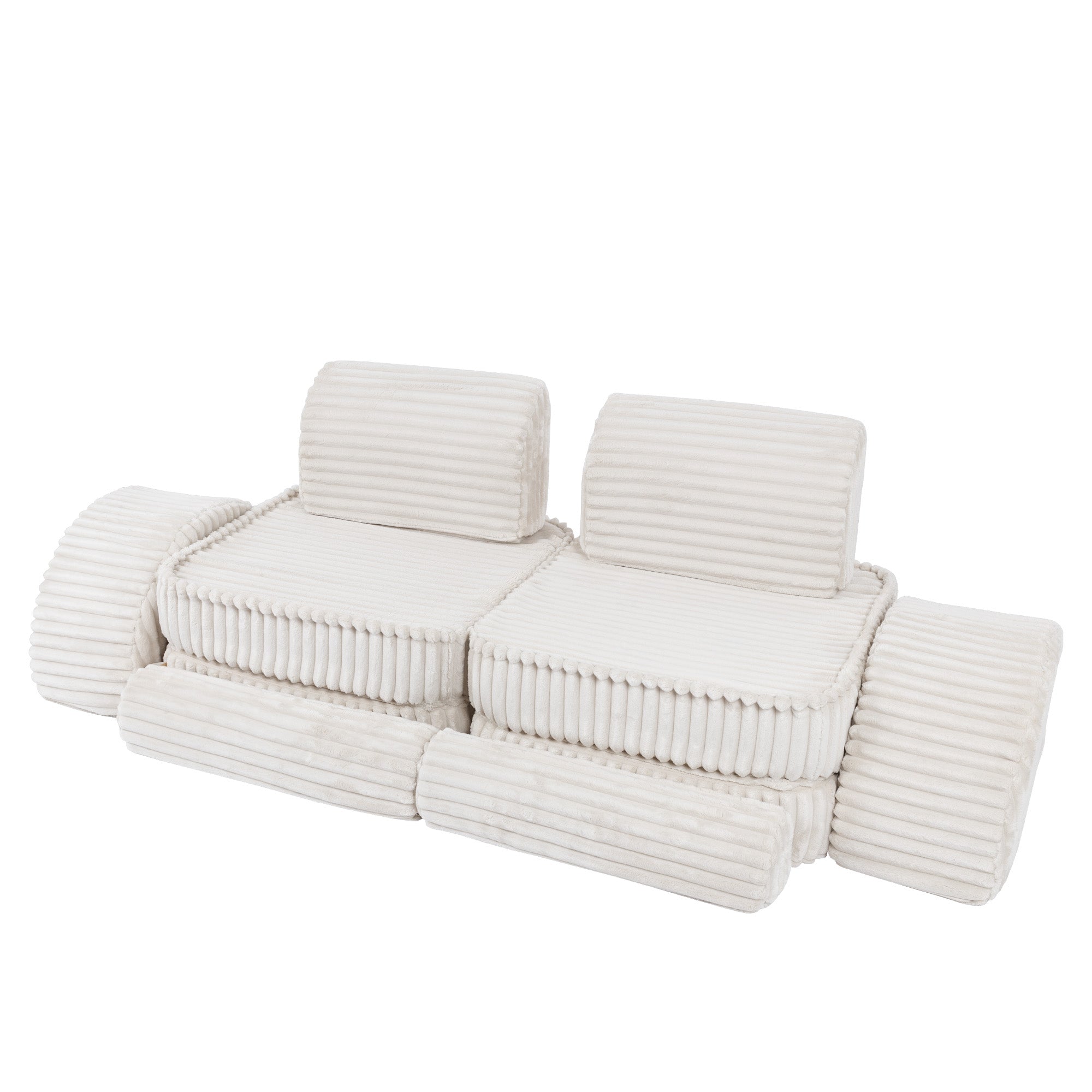 Meowbaby - Churros Sofa Max - Modułowa Sofa Dla Dzieci | 12 Elementów