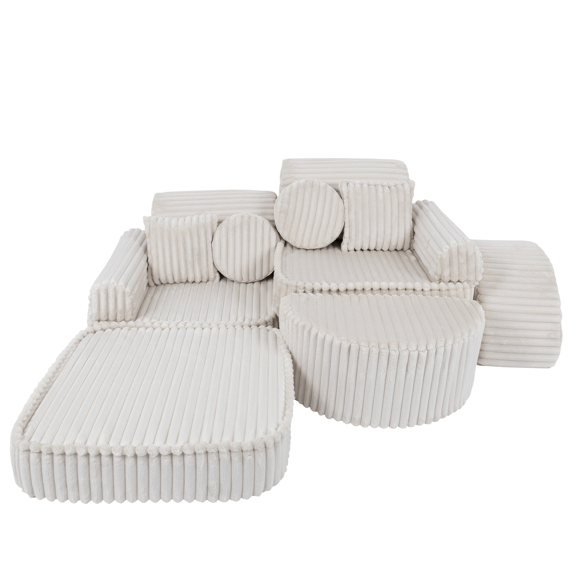 Meowbaby - Churros Sofa Max - Modułowa Sofa Dla Dzieci | 12 Elementów