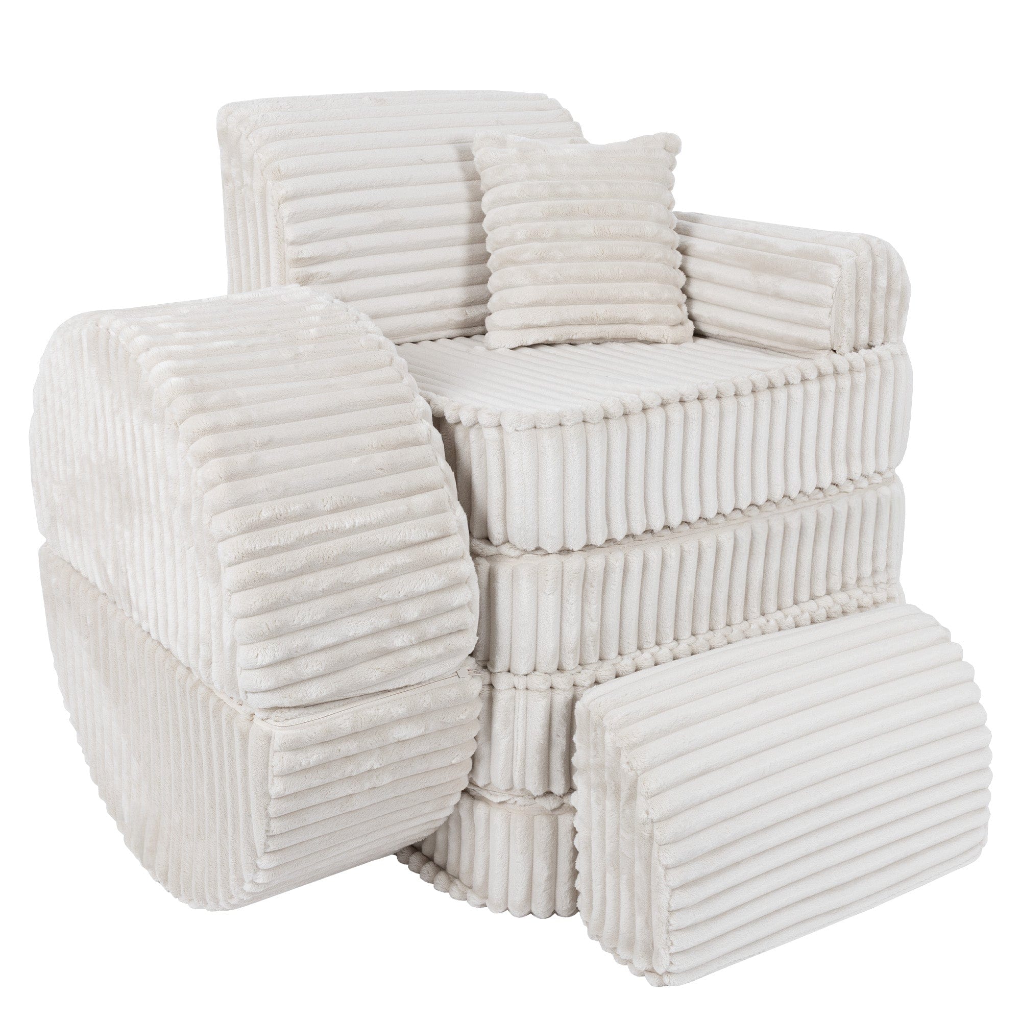 Meowbaby - Churros Sofa Max - Modułowa Sofa Dla Dzieci | 12 Elementów