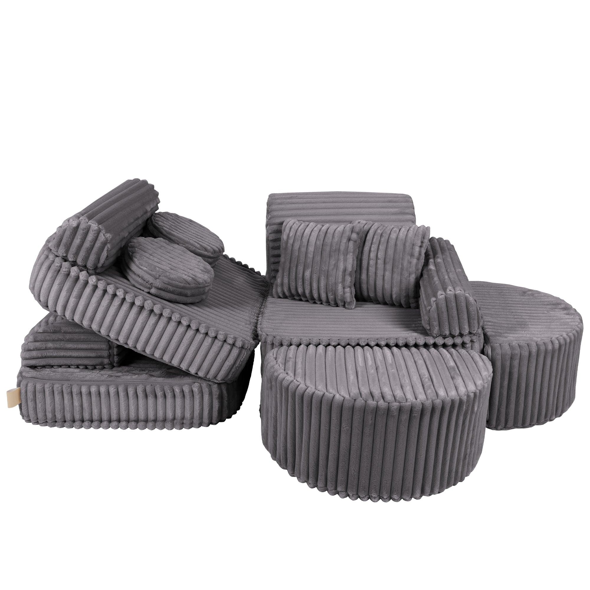 Meowbaby - Churros Sofa Max - Modułowa Sofa Dla Dzieci | 12 Elementów