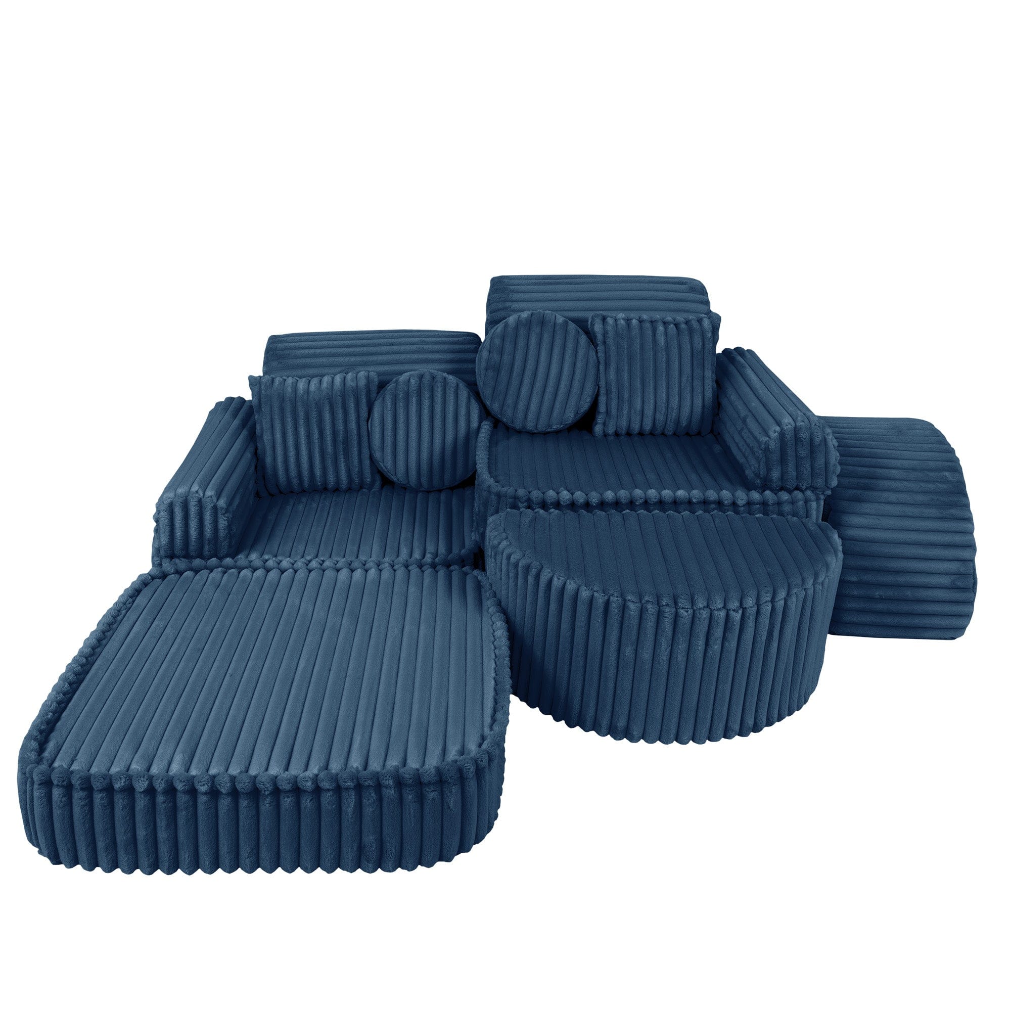 Meowbaby - Churros Sofa Max - Modułowa Sofa Dla Dzieci | 12 Elementów