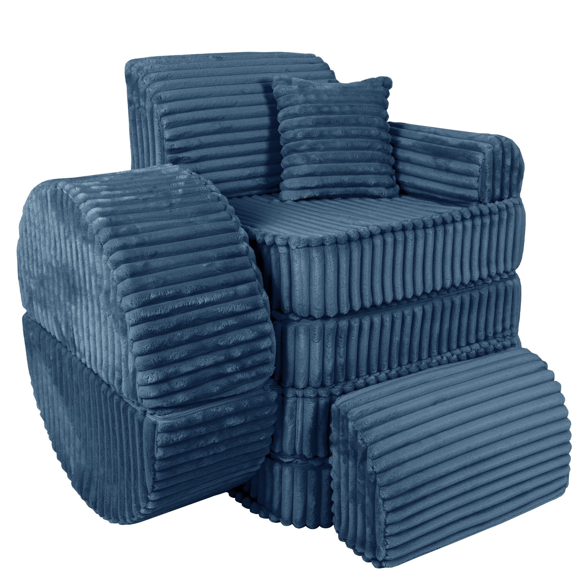 Meowbaby - Churros Sofa Max - Modułowa Sofa Dla Dzieci | 12 Elementów