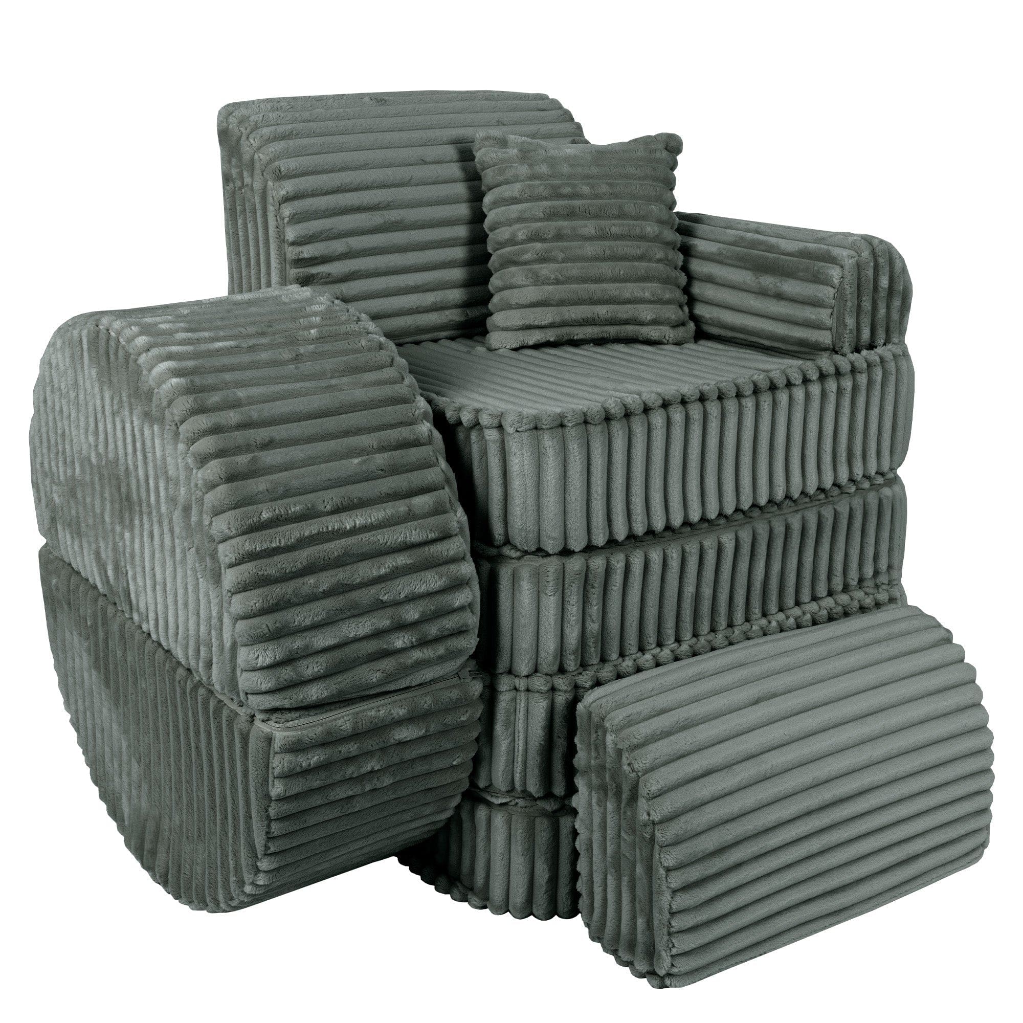 Meowbaby - Churros Sofa Max - Modułowa Sofa Dla Dzieci | 12 Elementów