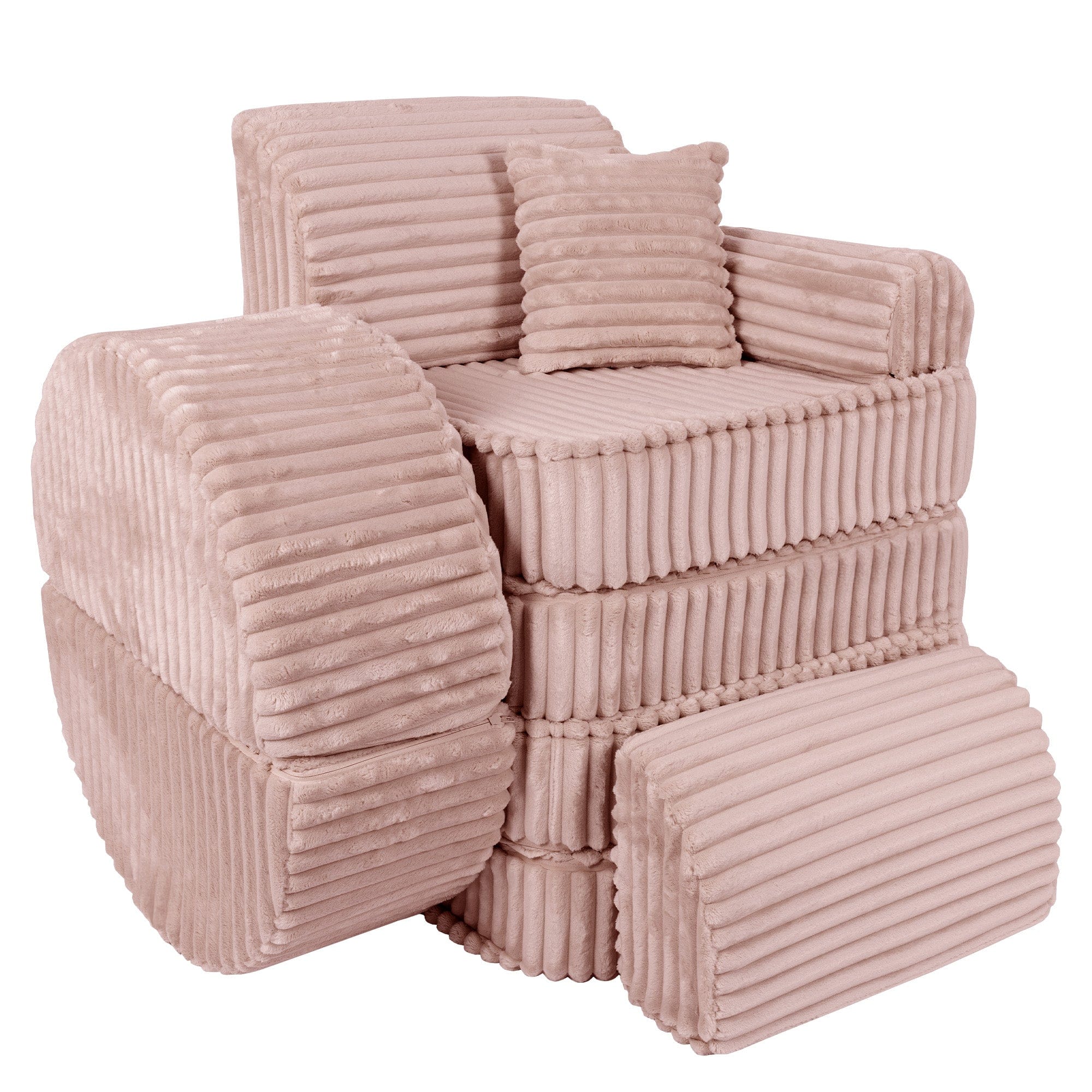 Meowbaby - Churros Sofa Max - Modułowa Sofa Dla Dzieci | 12 Elementów