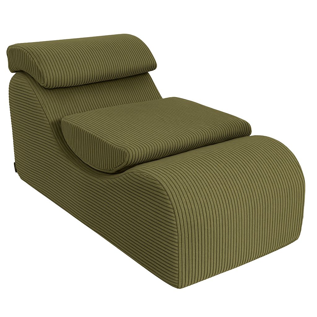 Meowbaby Aesthetic Wave Lounger - Wygodny Fotel dla Dzieci