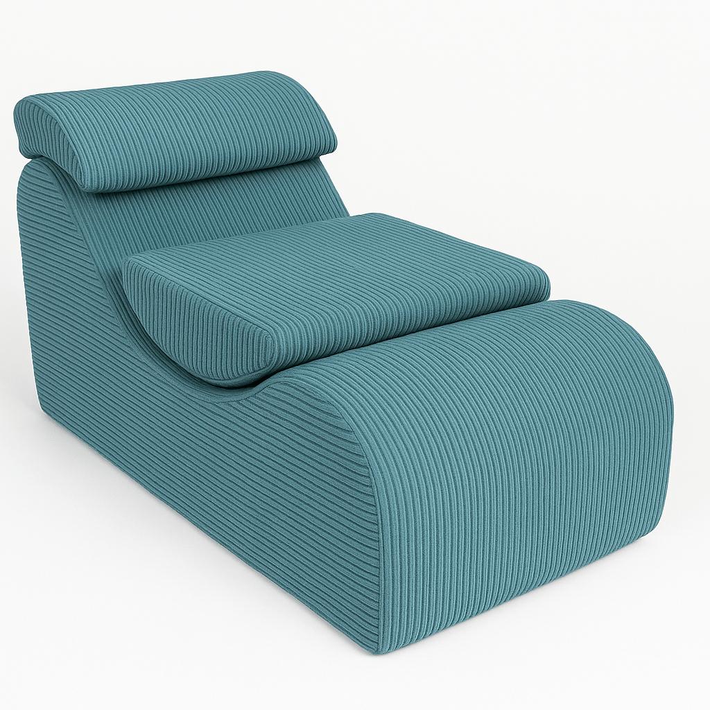 Meowbaby Aesthetic Wave Lounger - Wygodny Fotel dla Dzieci