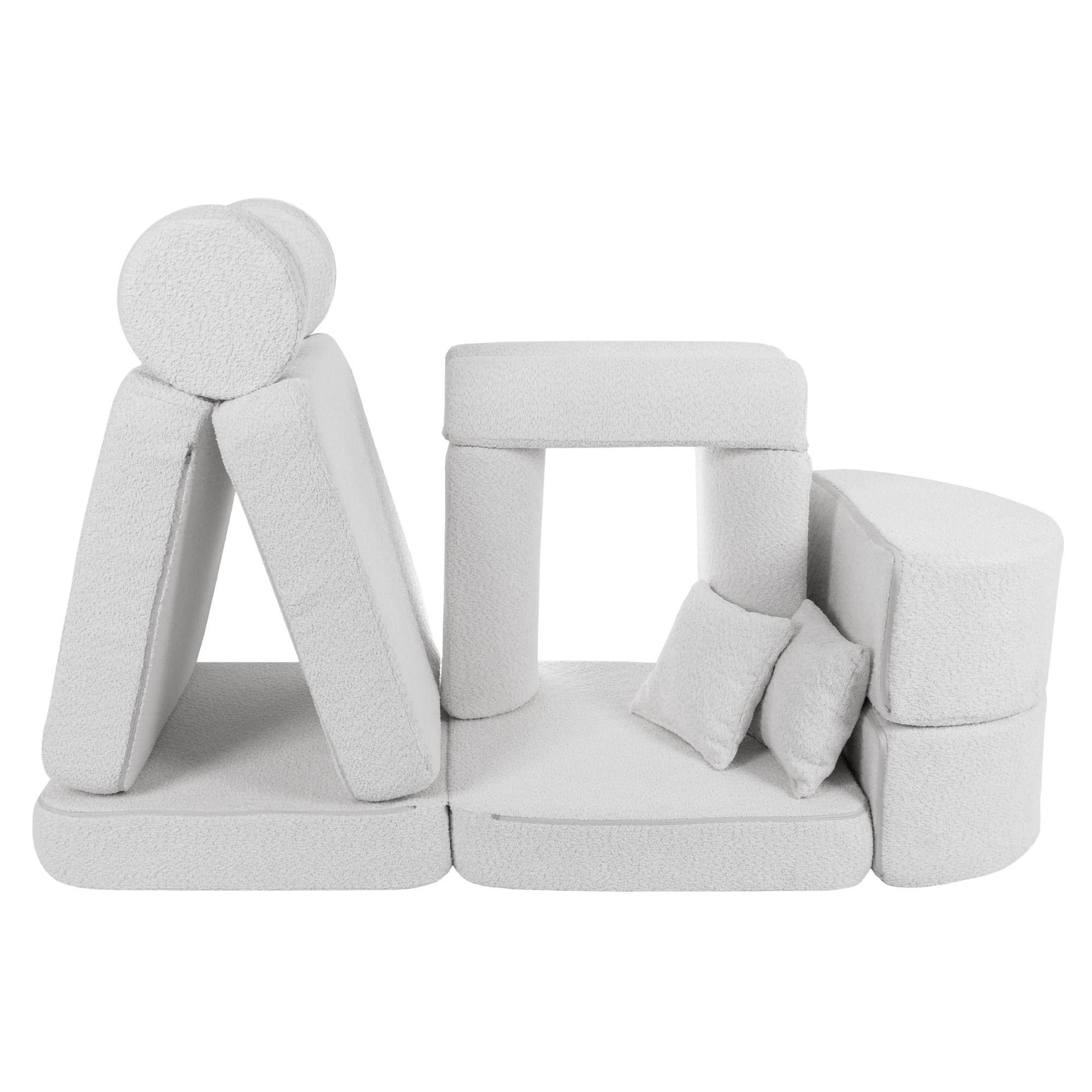 Meowbaby Boucle Sofa Max – Modułowa Sofa Dla Dzieci | 12 Elementów