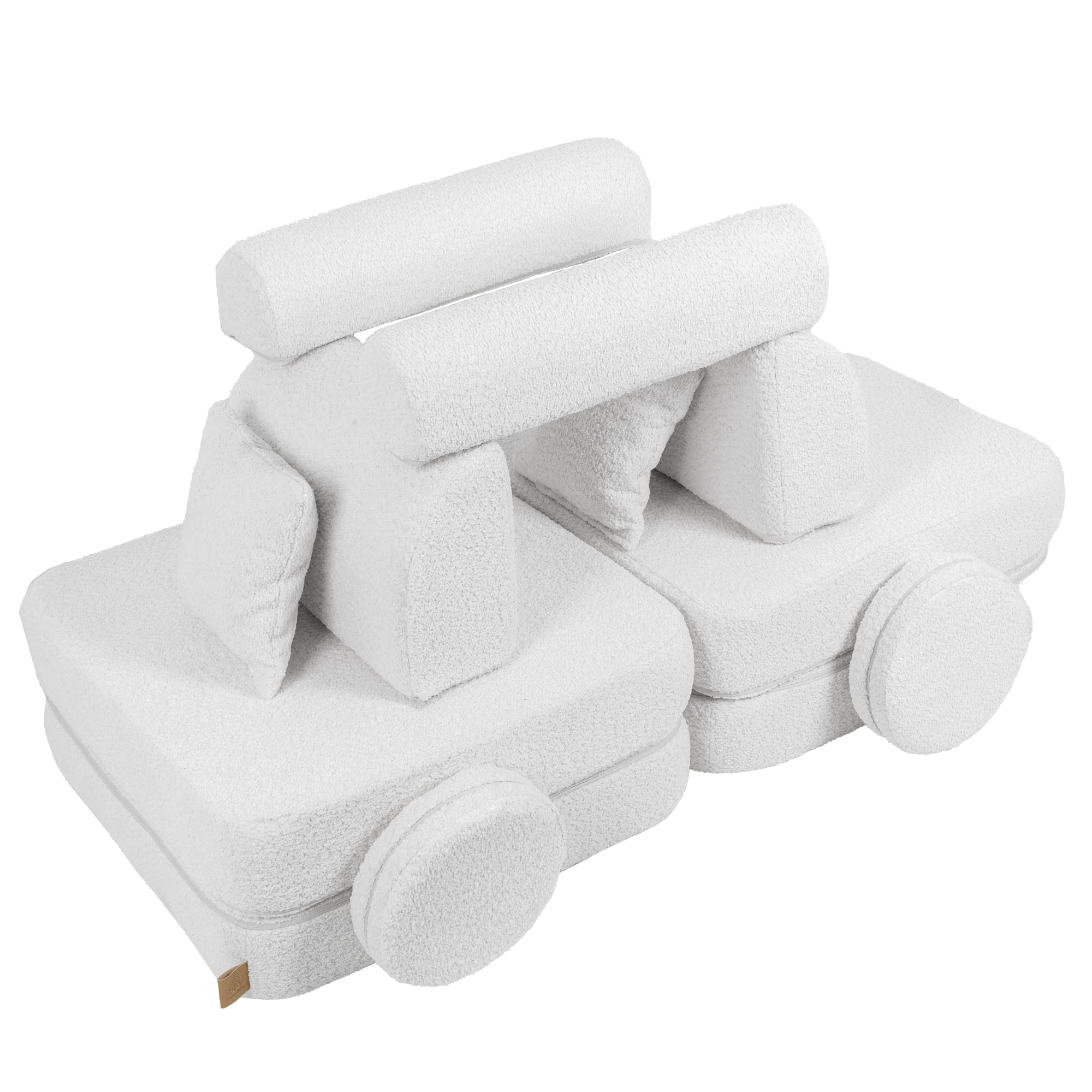 Meowbaby Boucle Sofa Plus – Modułowa Sofa Dla Dzieci | 10 Elementów
