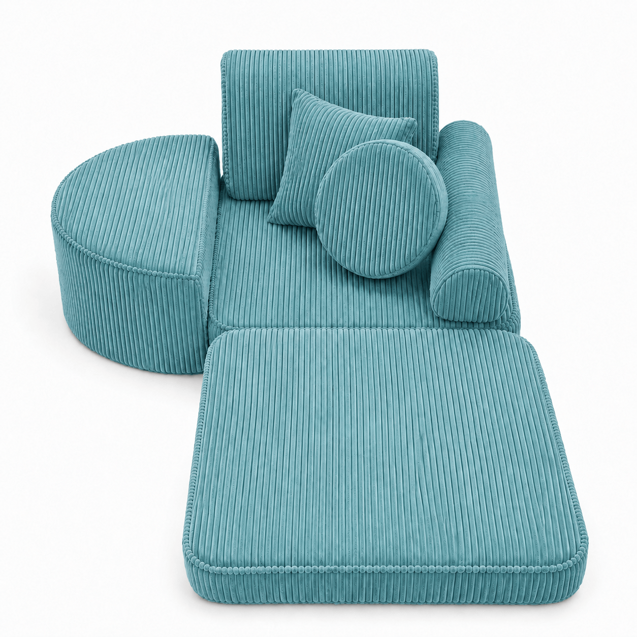 Meowbaby Fotel Modułowy dla Dziecka – 6 Elementów | Aesthetic | 60cm