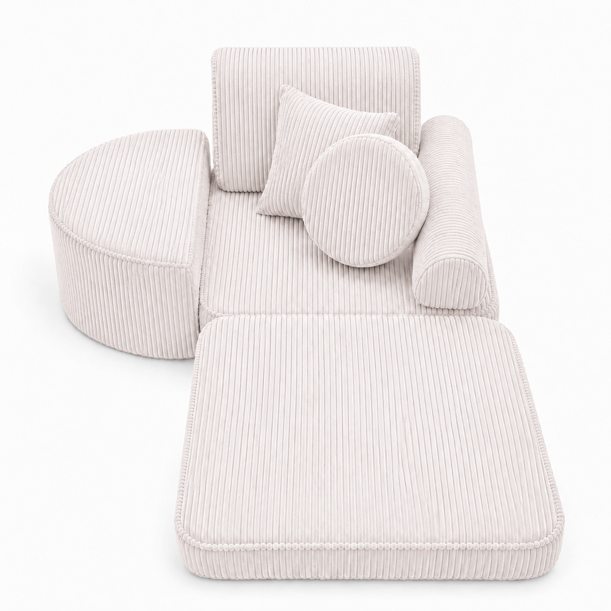 Meowbaby Fotel Modułowy dla Dziecka – 6 Elementów | Aesthetic | 60cm