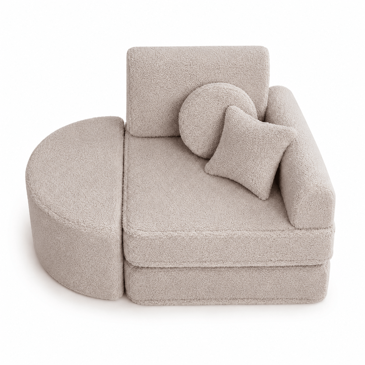 Meowbaby Fotel Modułowy dla Dziecka – 6 Elementów | Bearly | 60cm