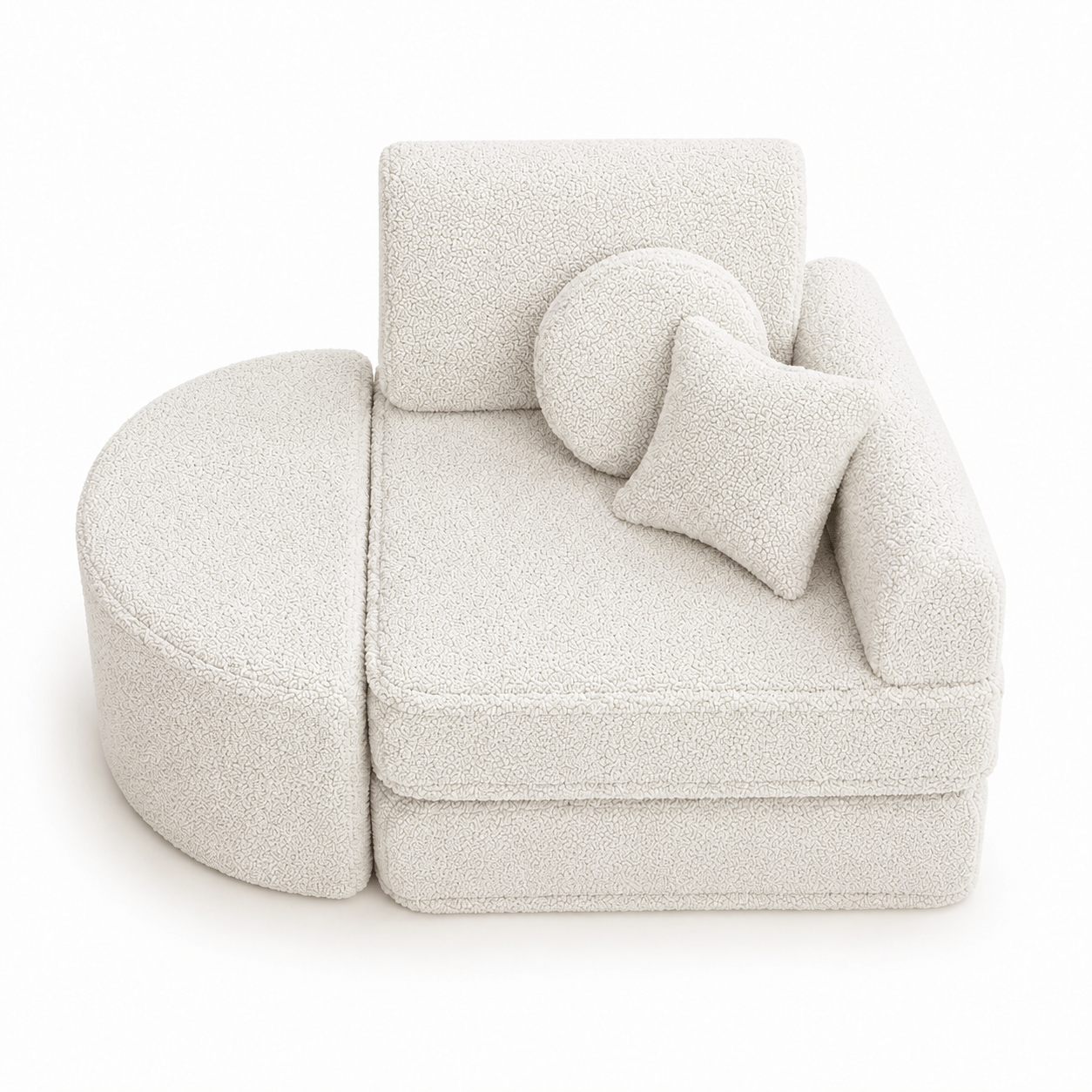 Meowbaby Fotel Modułowy dla Dziecka – 6 Elementów | Bearly | 60cm